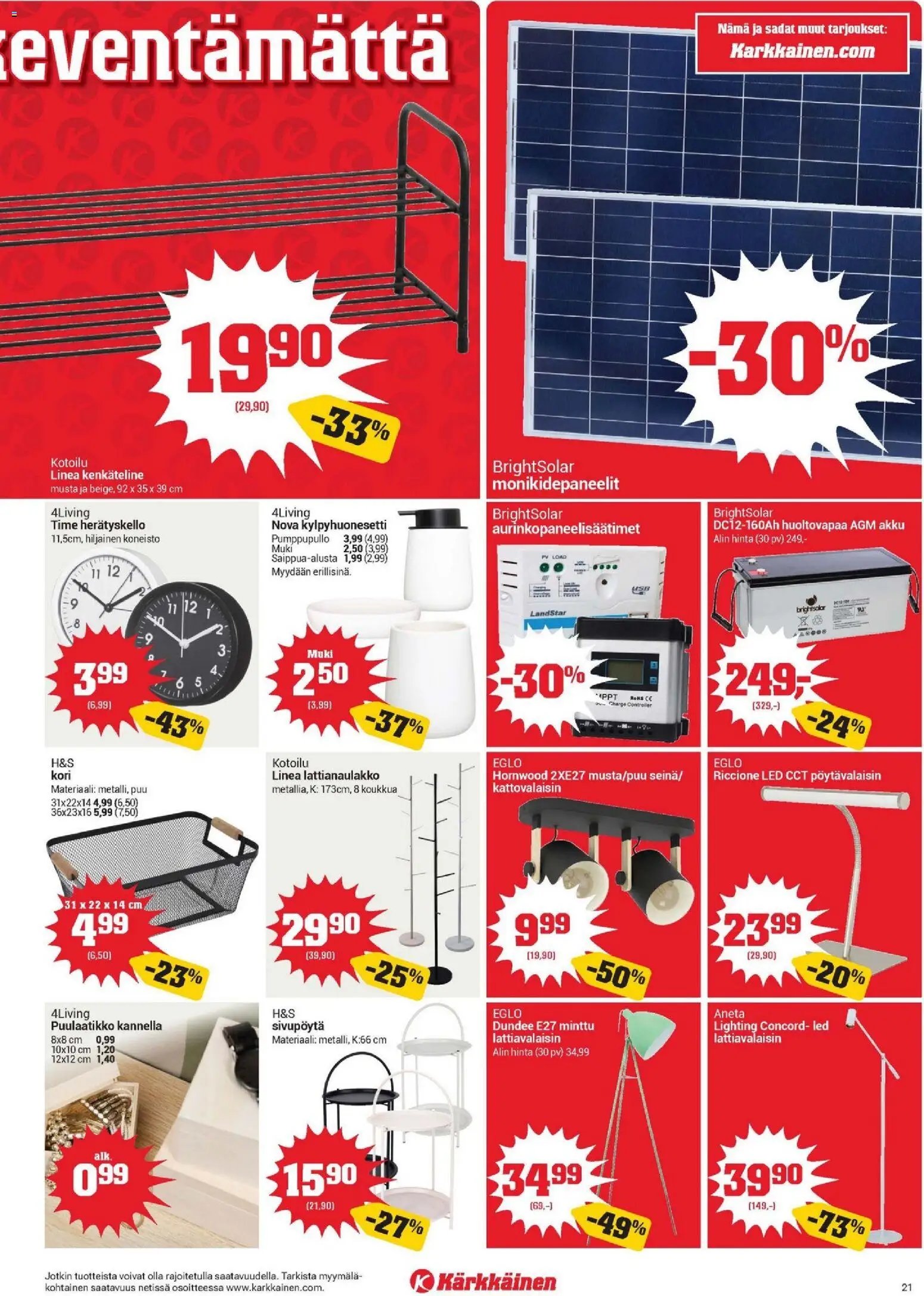 Kärkkäinen tarjoukset - Seinäjoen alue