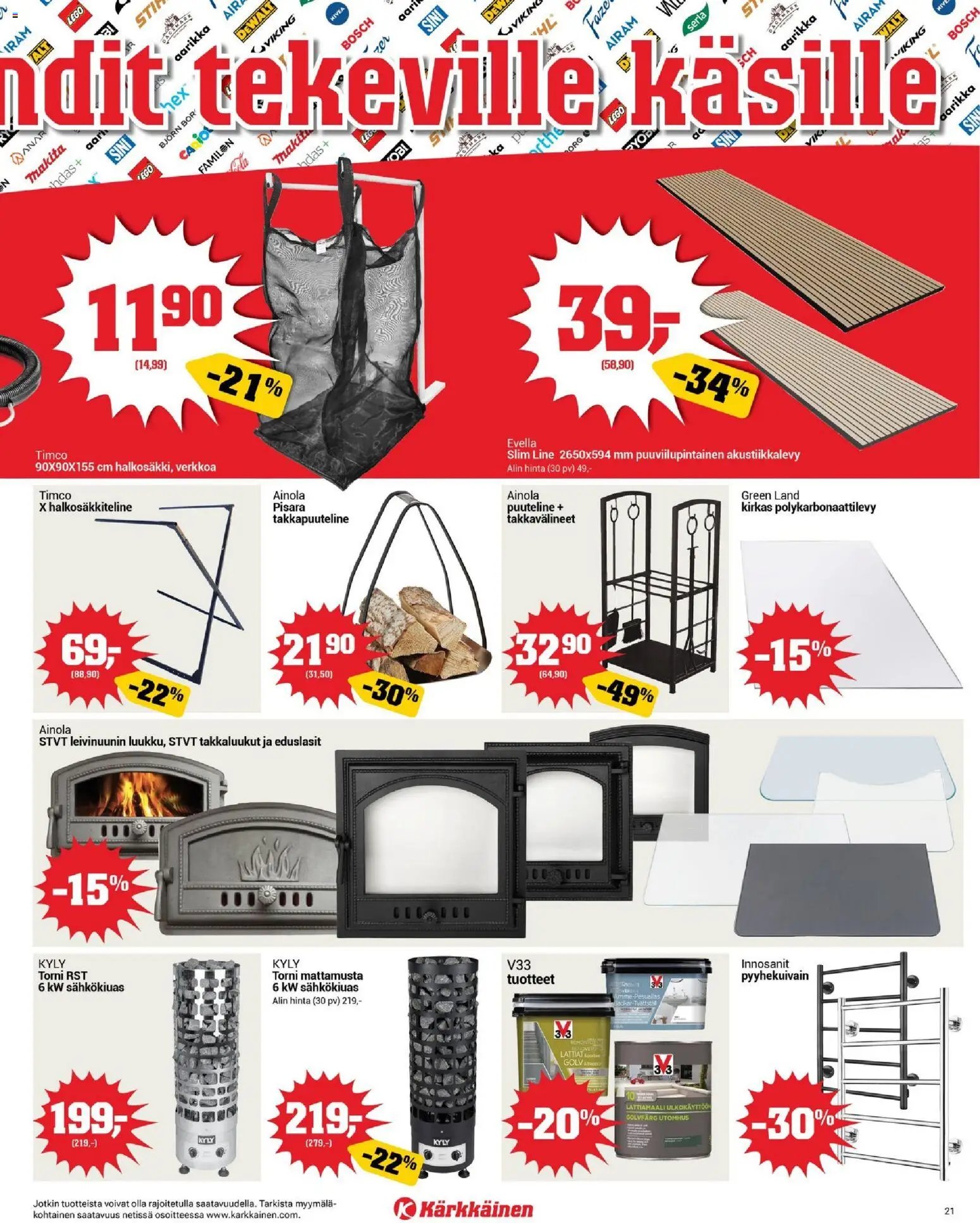 Kärkkäinen tarjoukset