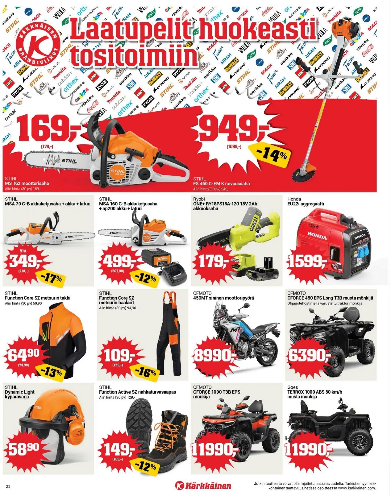 Kärkkäinen tarjoukset