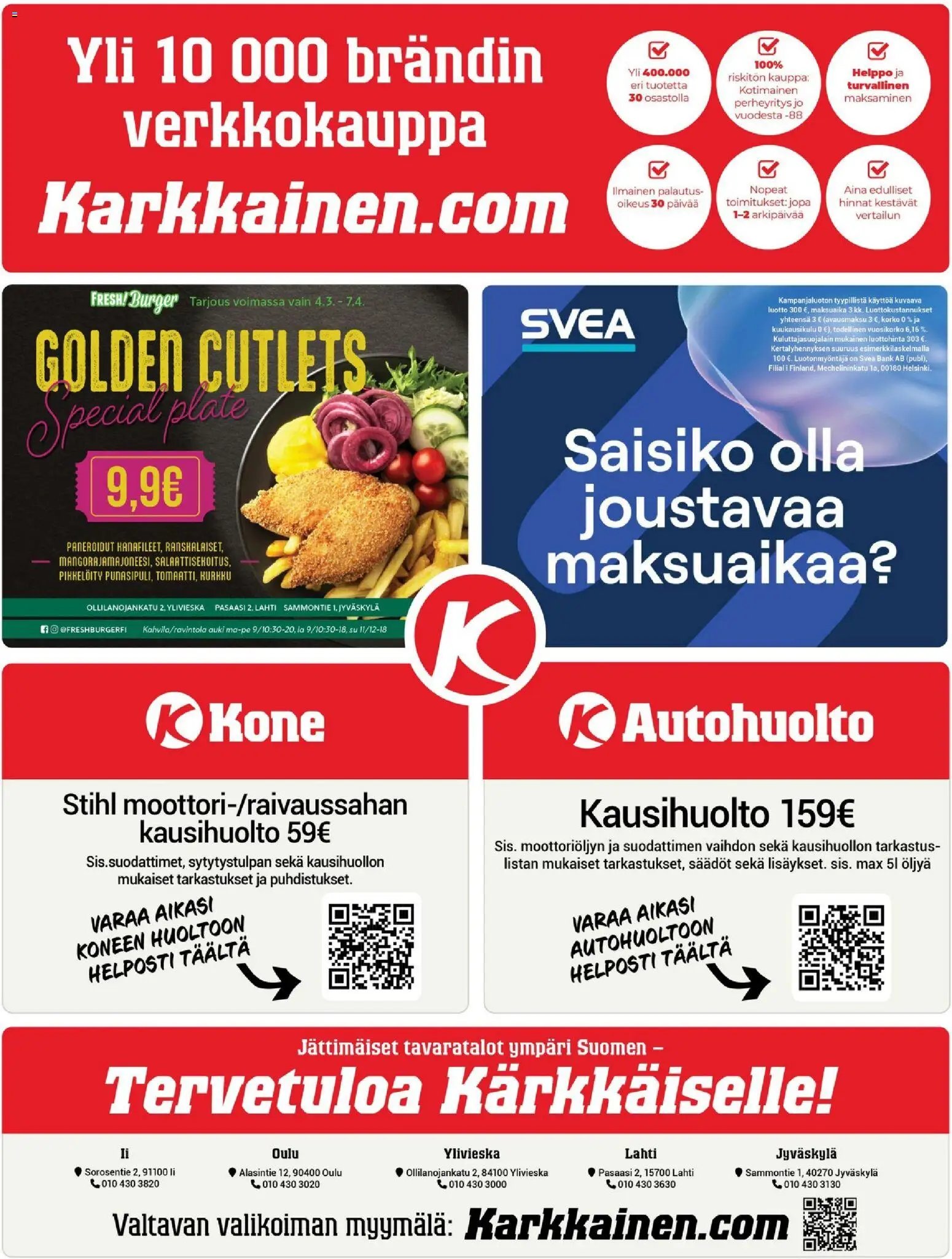 Kärkkäinen tarjoukset