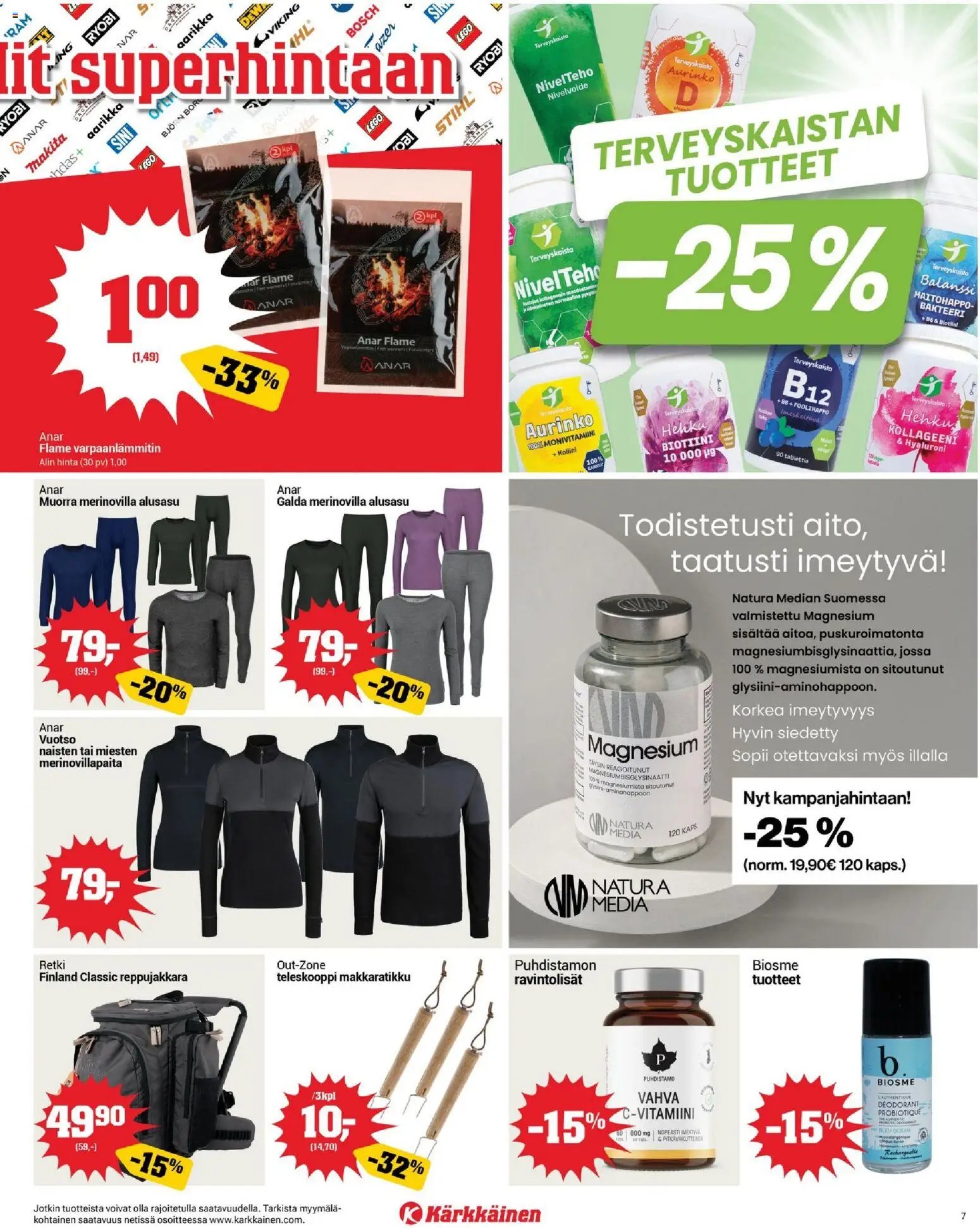 Kärkkäinen tarjoukset