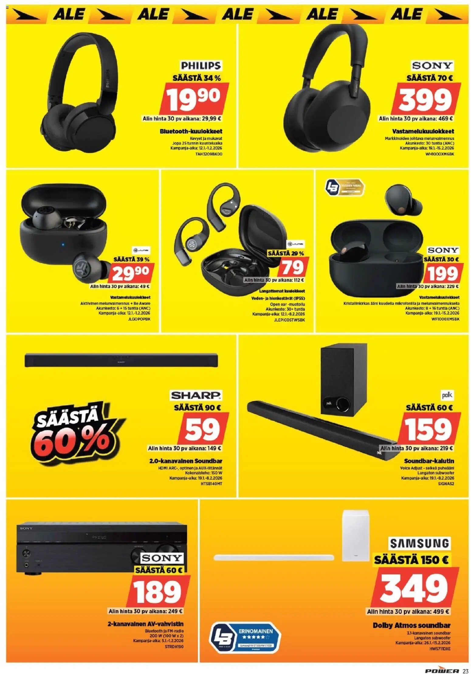 Power - POWER HINTAAN Viikon mainoslehti