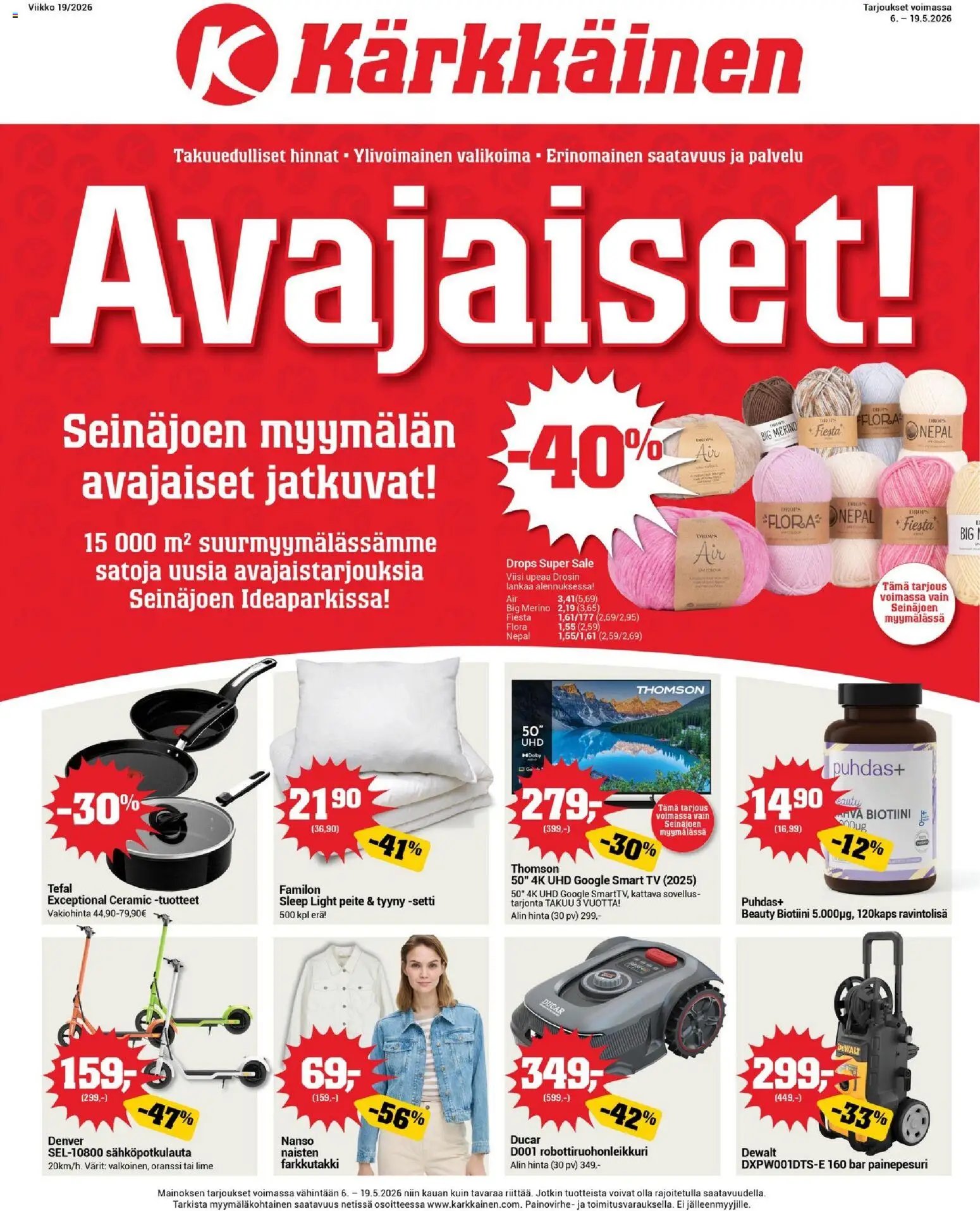 Kärkkäinen tarjoukset - Seinäjoen alue