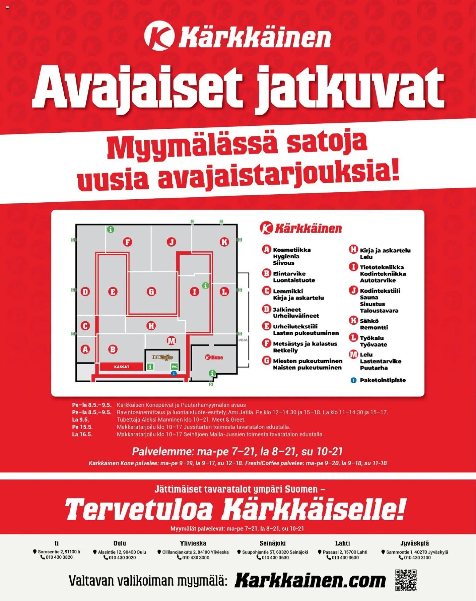Kärkkäinen tarjoukset - Seinäjoen alue