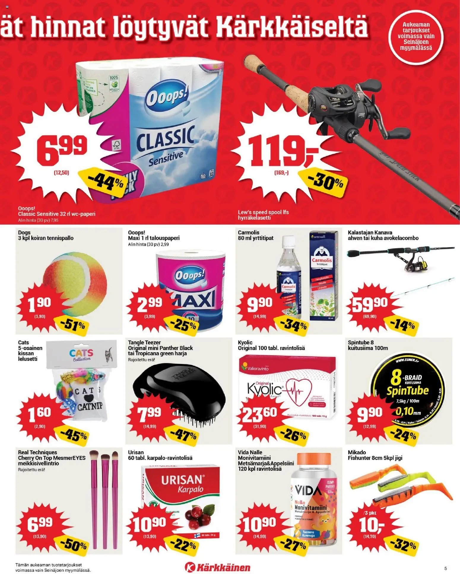 Kärkkäinen tarjoukset - Seinäjoen alue
