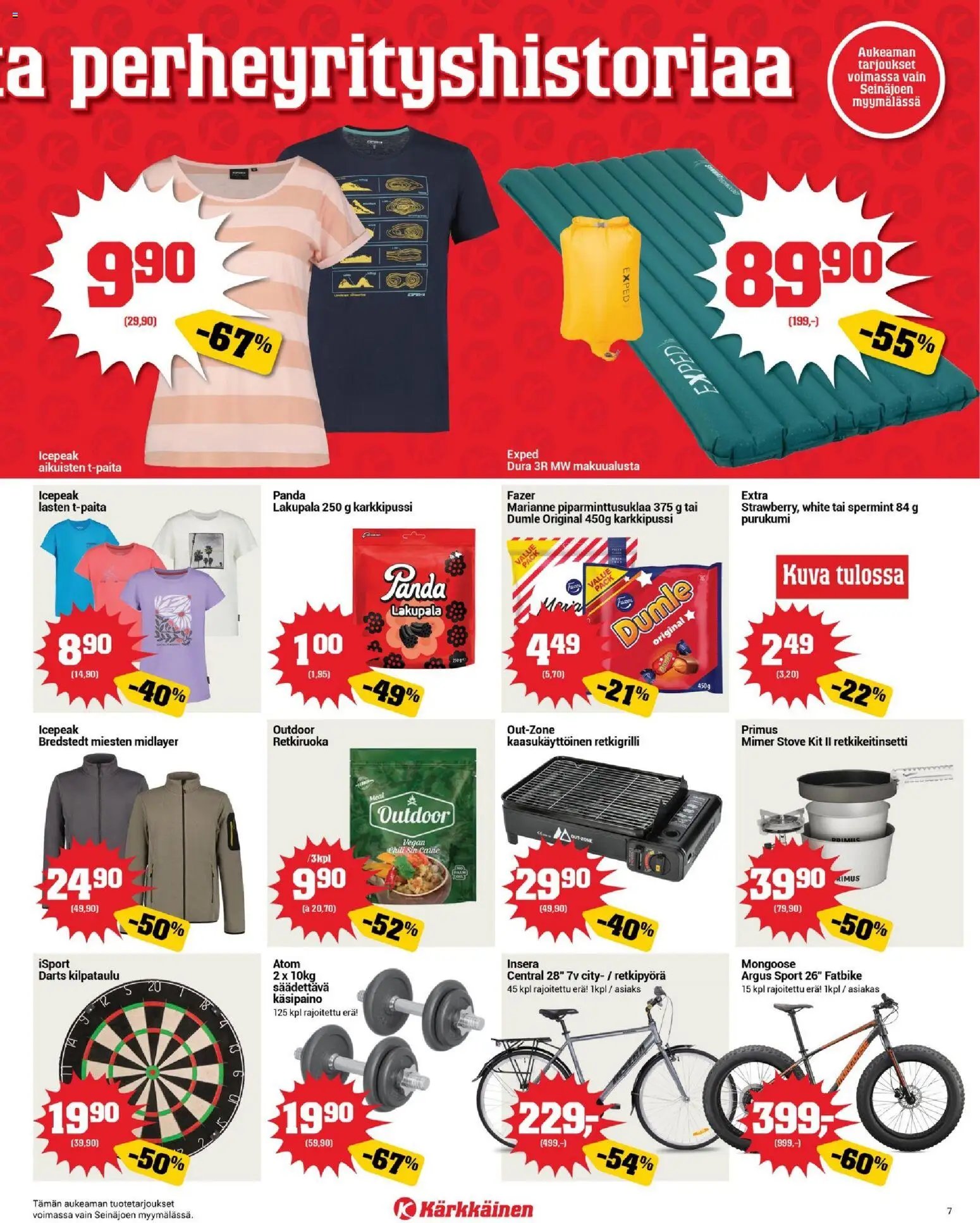 Kärkkäinen tarjoukset - Seinäjoen alue