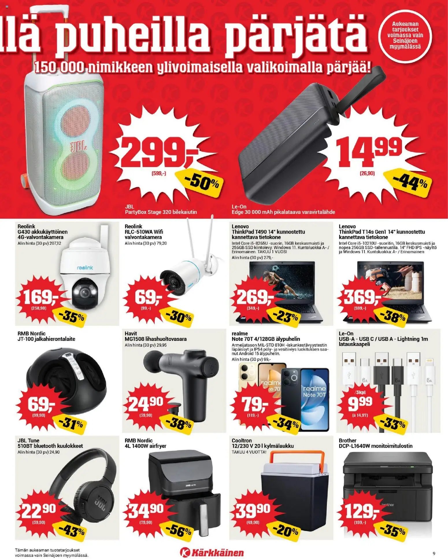 Kärkkäinen tarjoukset - Seinäjoen alue
