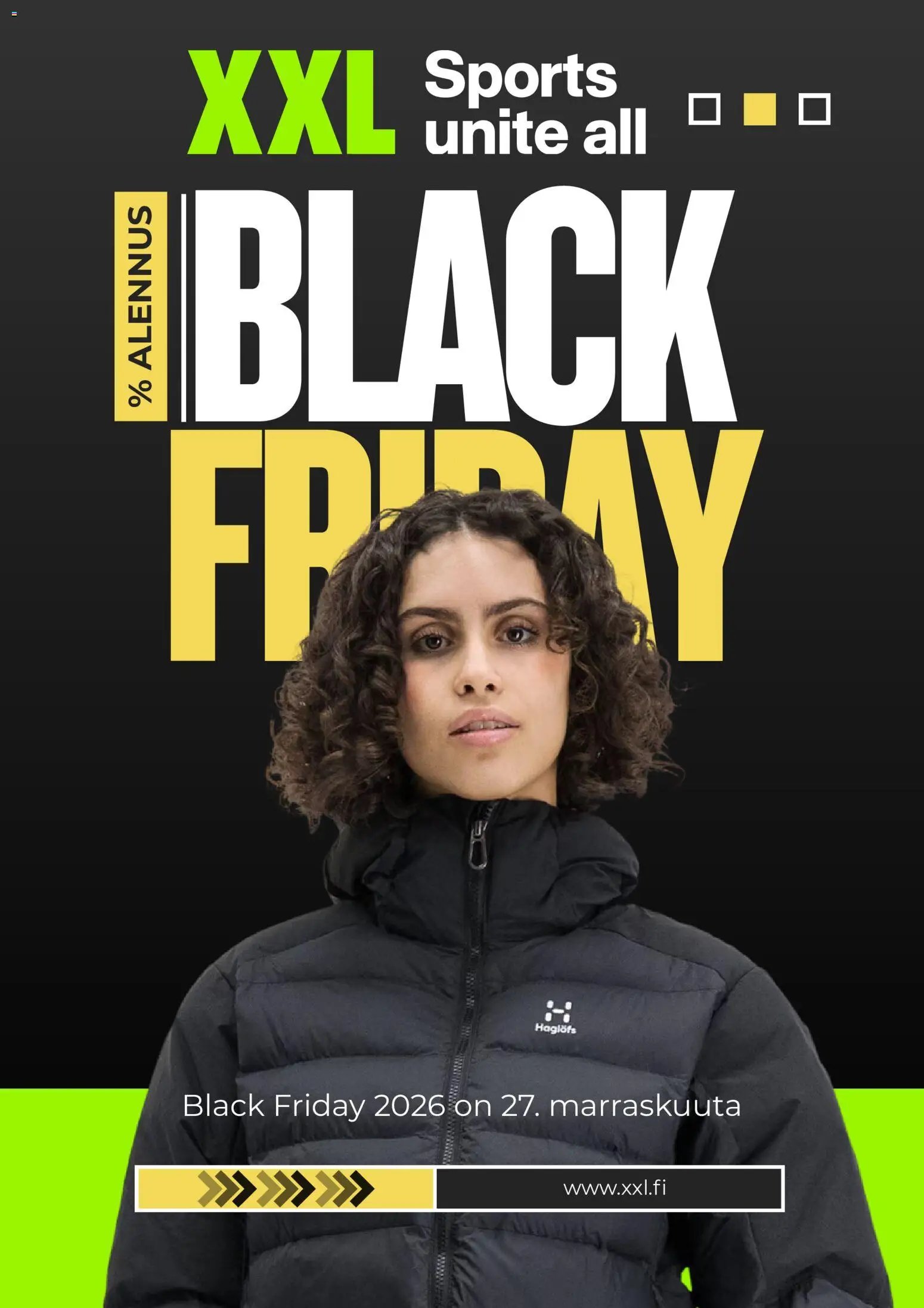 XXL Black Friday -ennakkoilmoitus