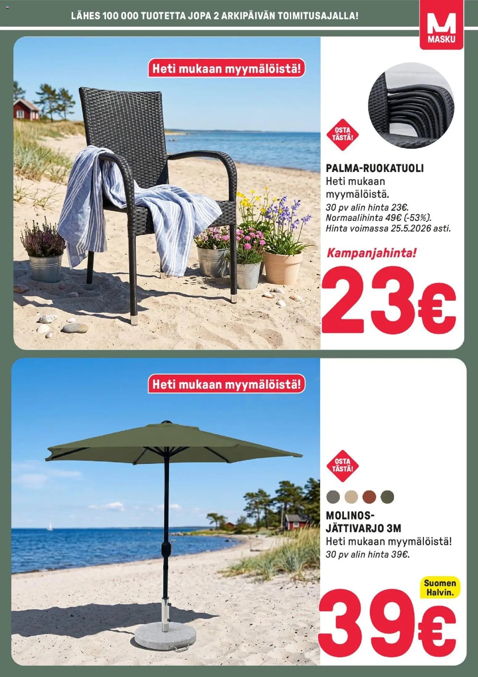 Masku tarjoukset