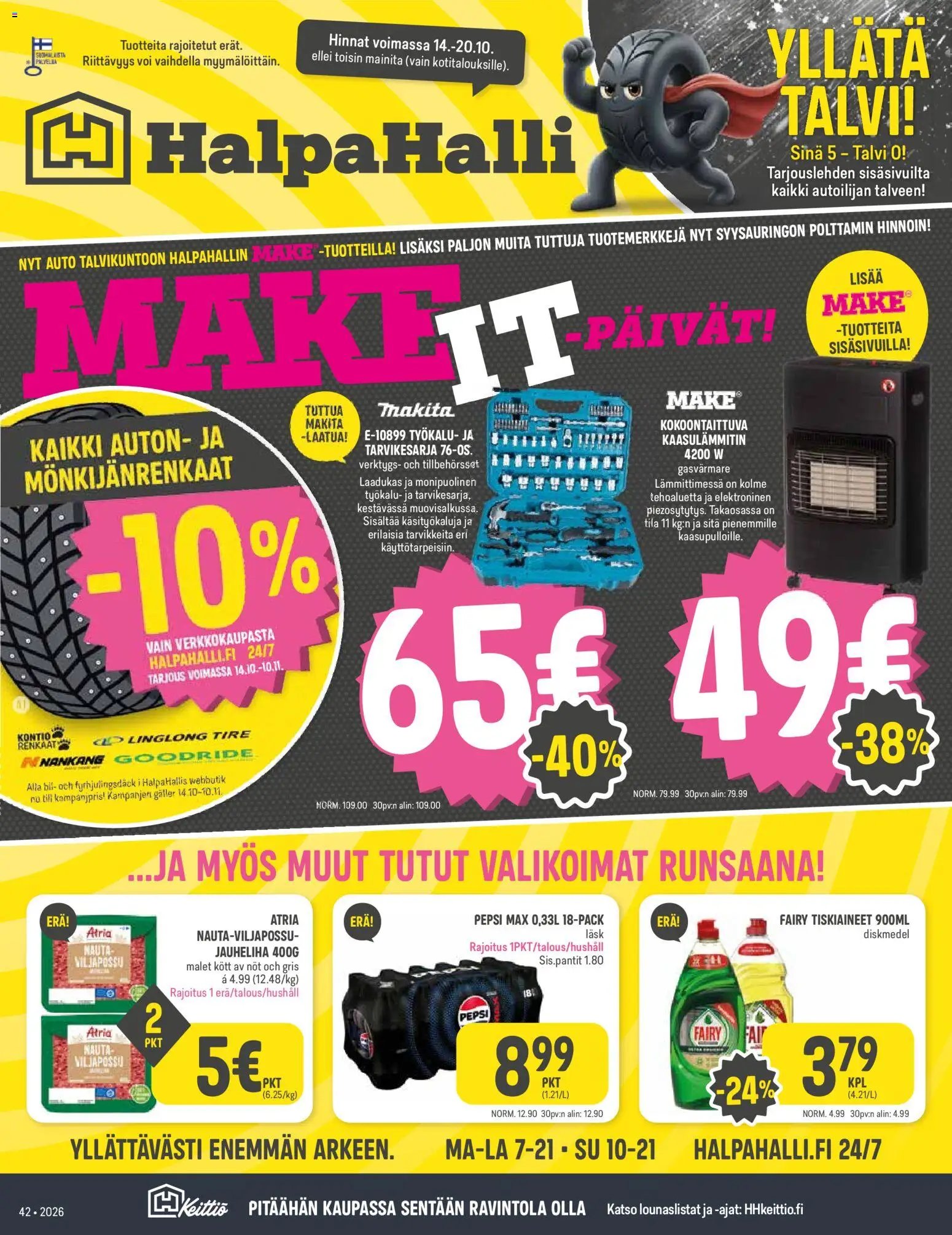 Halpa Halli tarjoukset