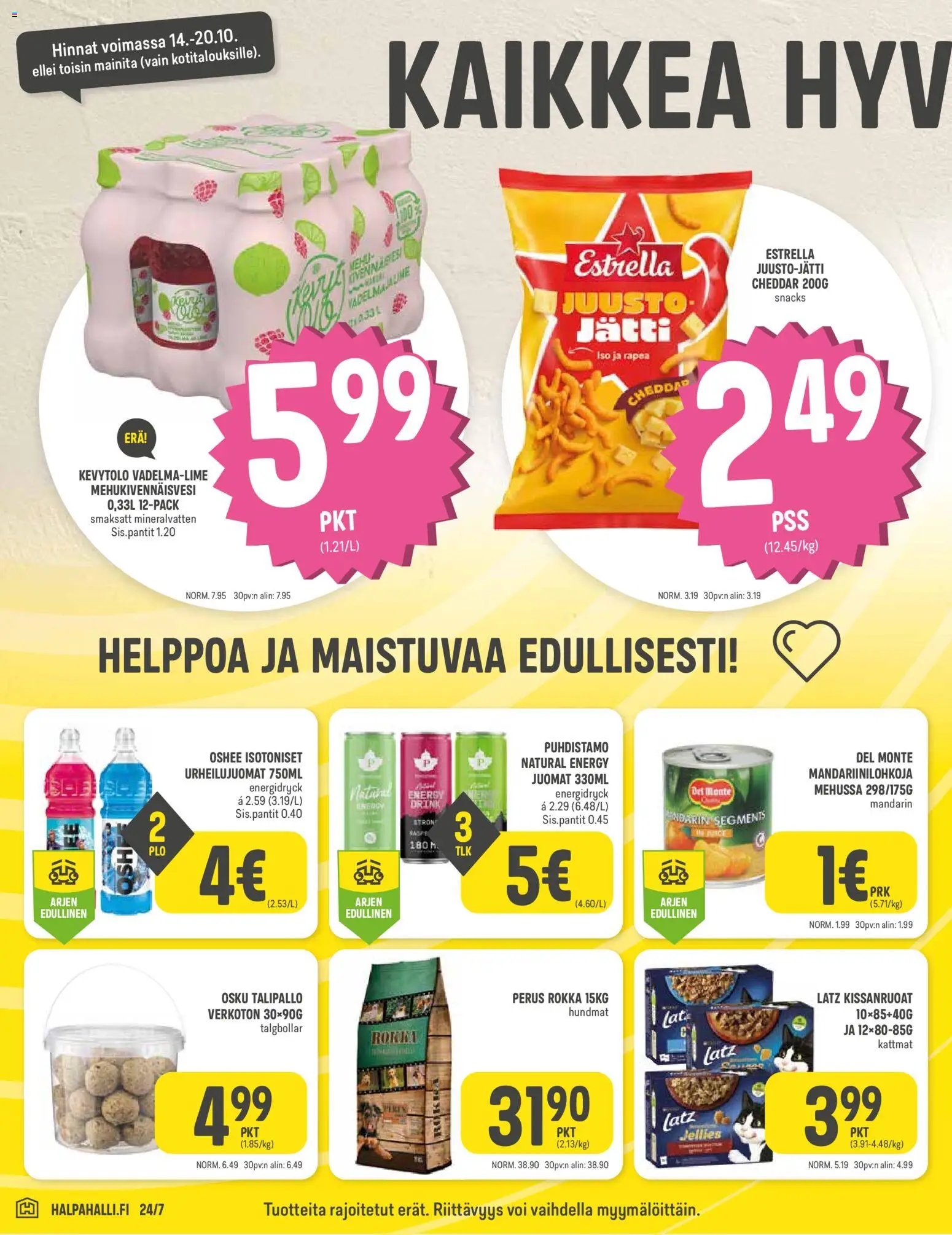 Halpa Halli tarjoukset