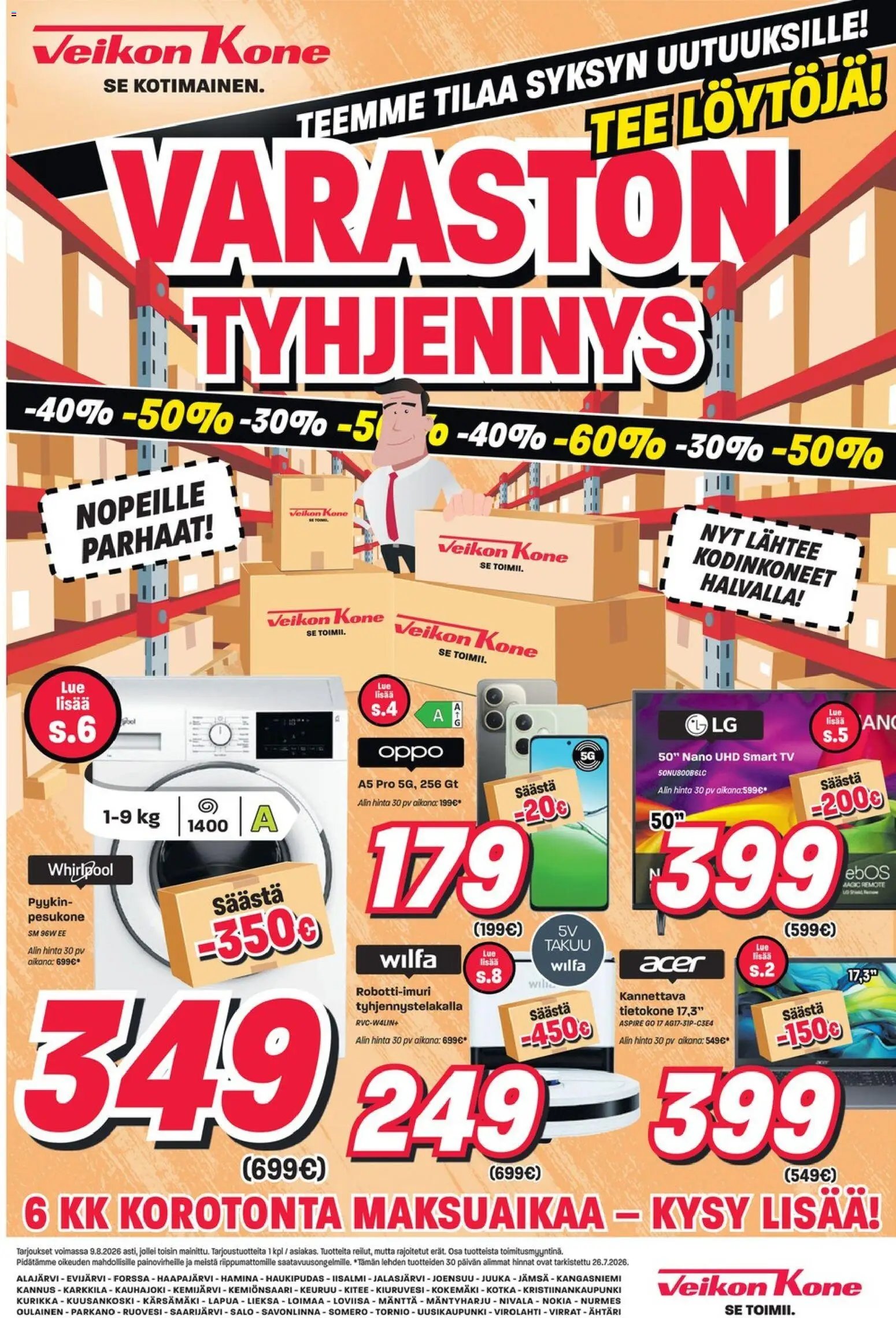 Veikon Kone tarjoukset