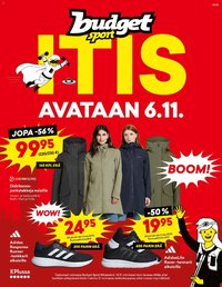 Budget Sport tarjoukset (2025-11-06 - 2025-11-16)