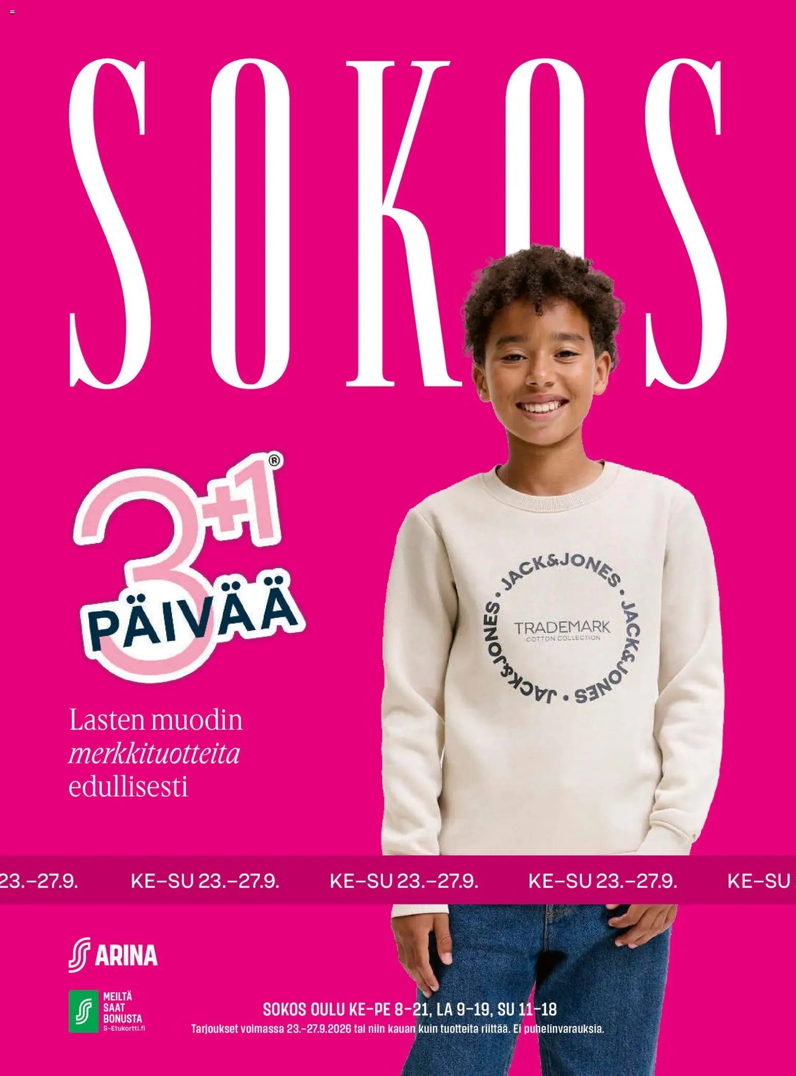 Sokos - Oulu 3plus1 lasten kuvasto S2026