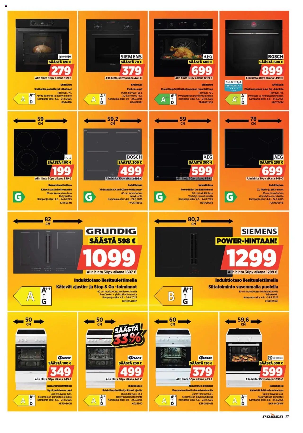 Power tarjoukset (2025-08-18 - 2025-08-31)