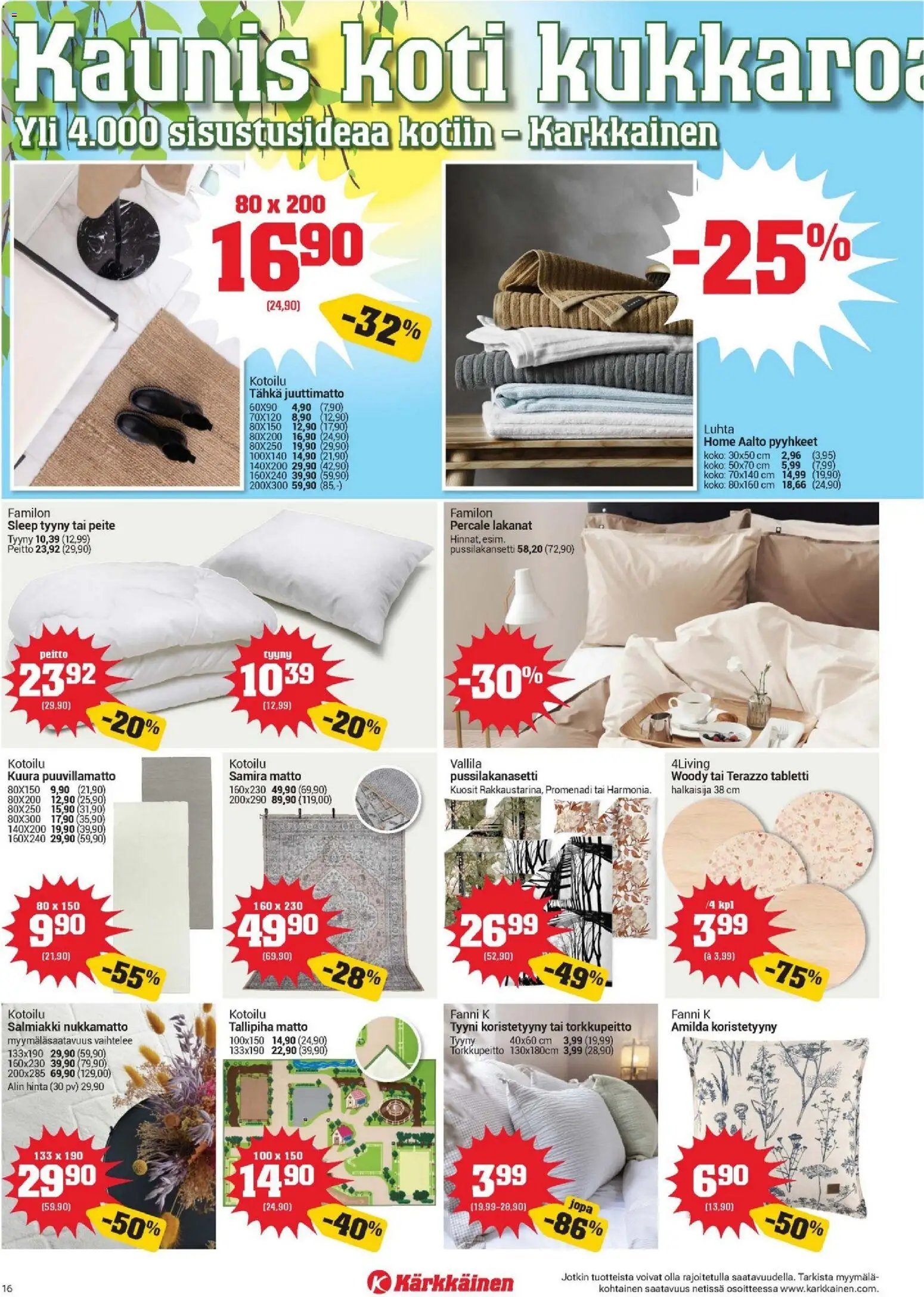 Kärkkäinen tarjoukset - Seinäjoen alue