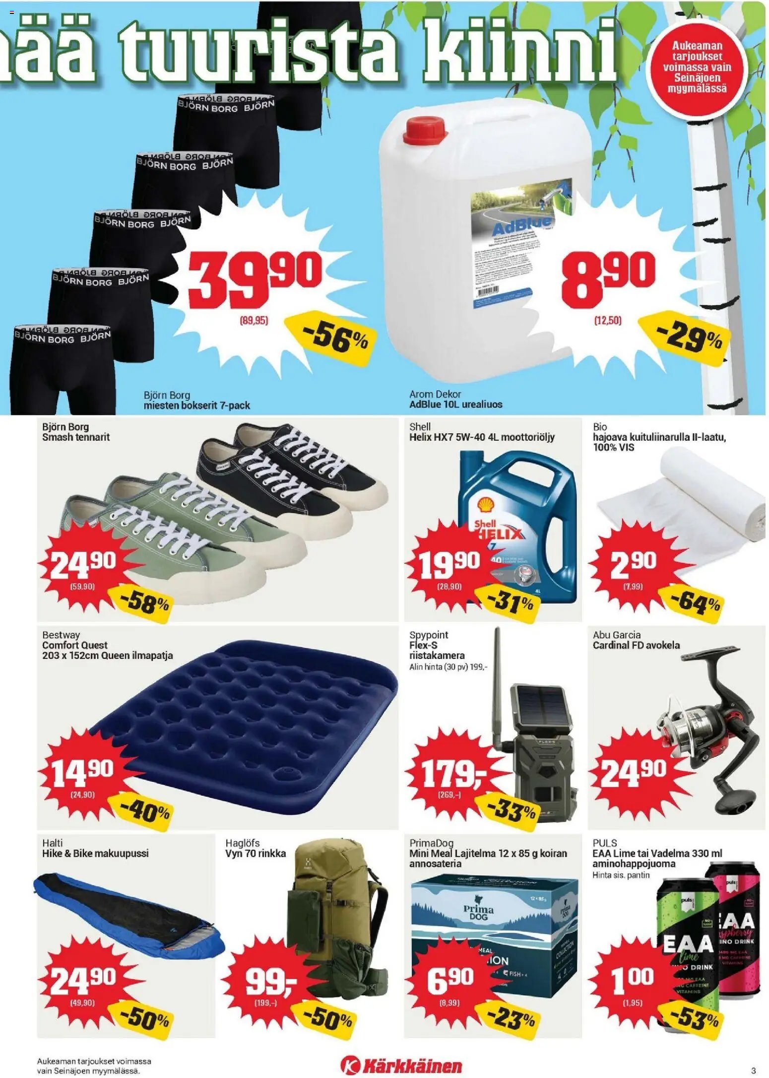 Kärkkäinen tarjoukset - Seinäjoen alue