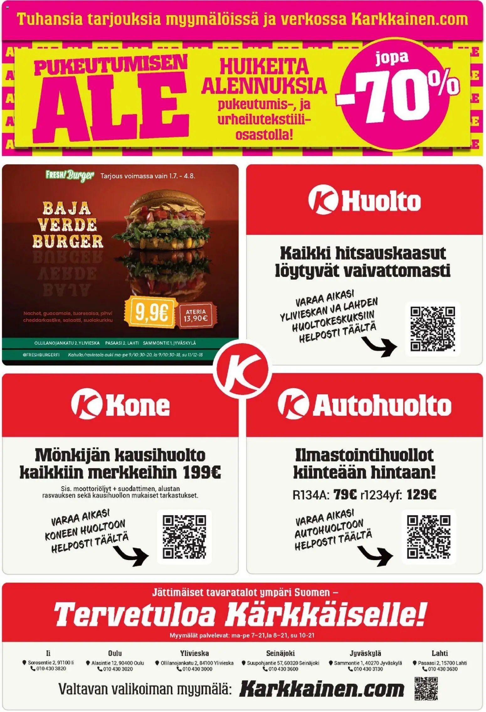 Kärkkäinen tarjoukset - Seinäjoen alue
