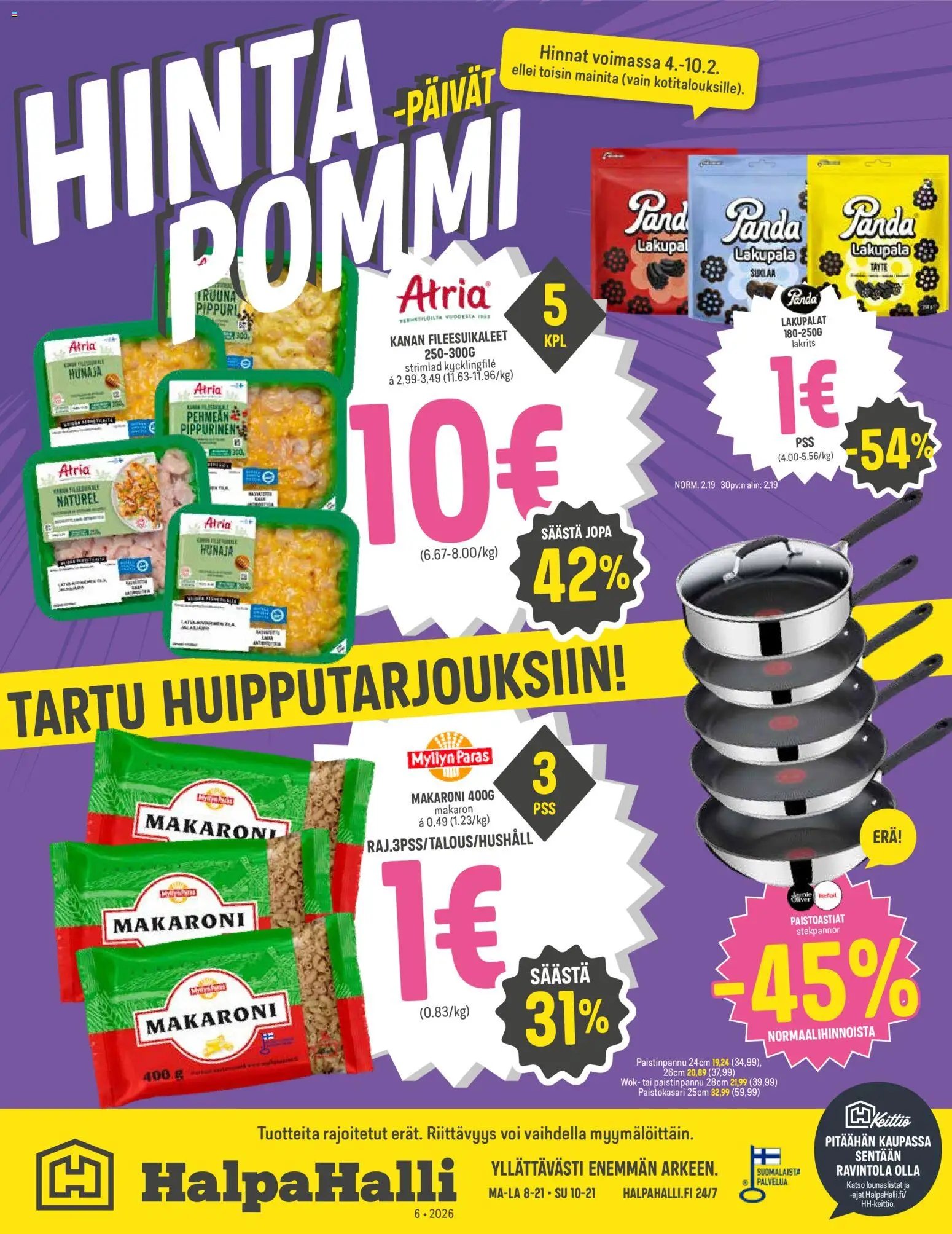 Halpa Halli tarjoukset
