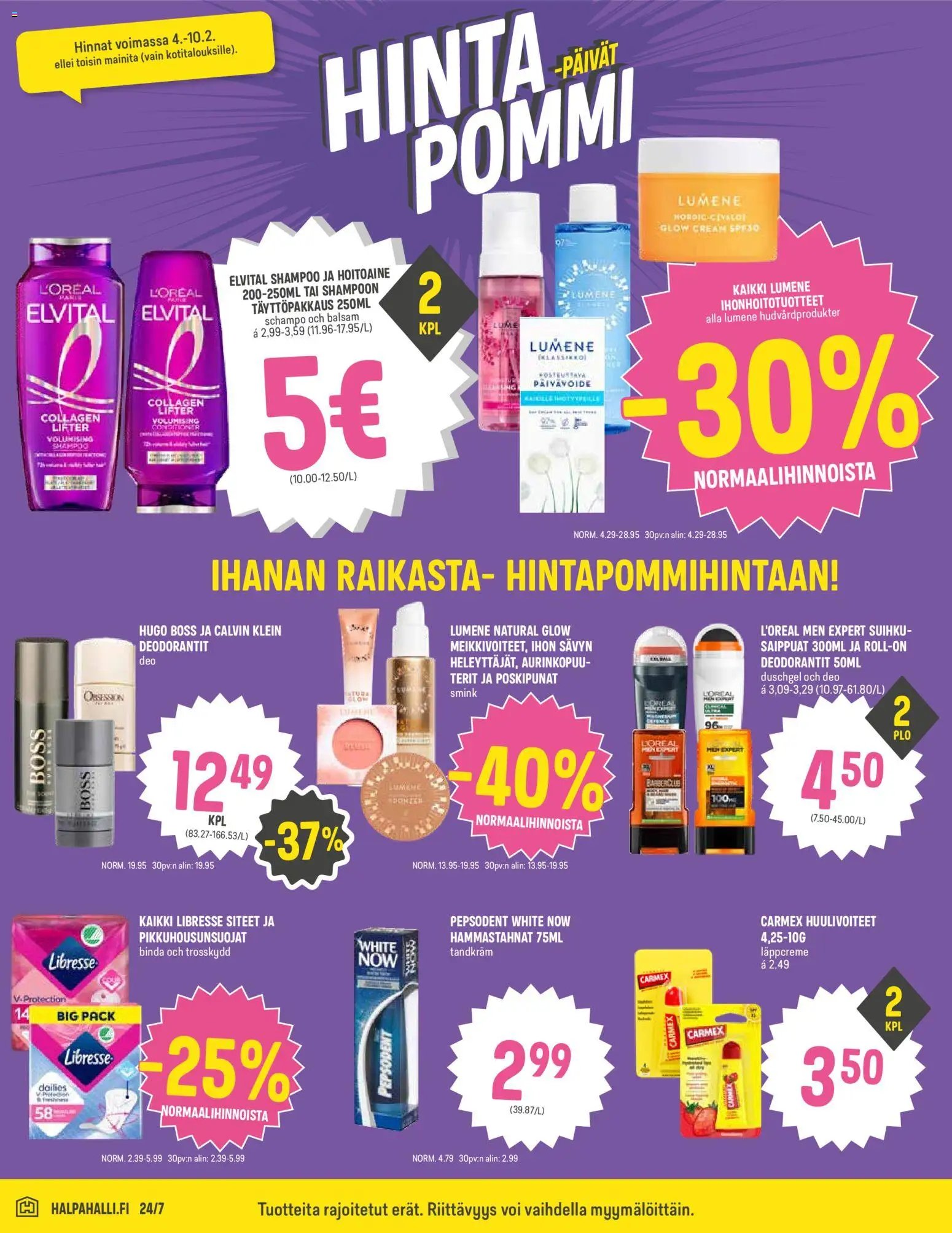 Halpa Halli tarjoukset