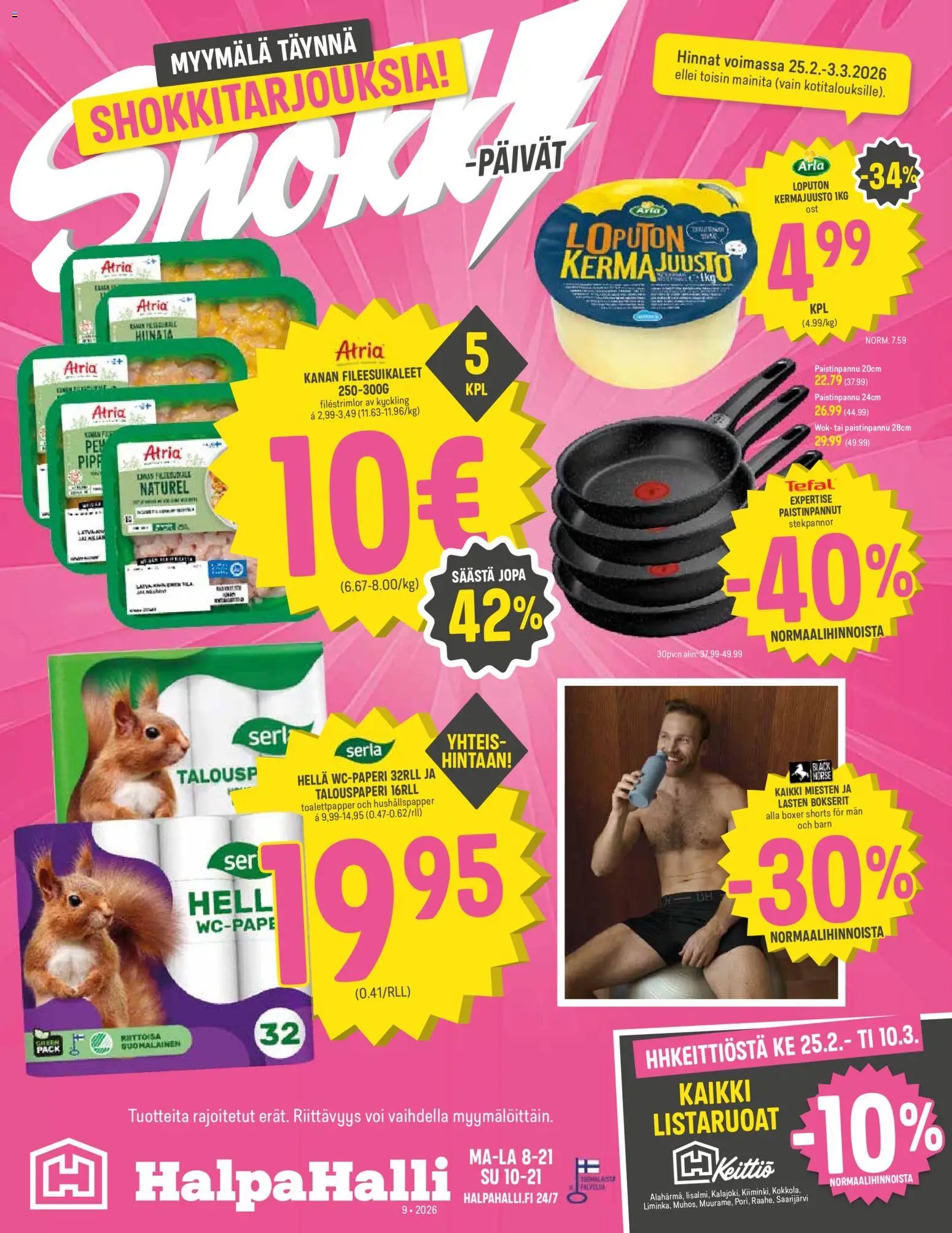 Halpa Halli tarjoukset