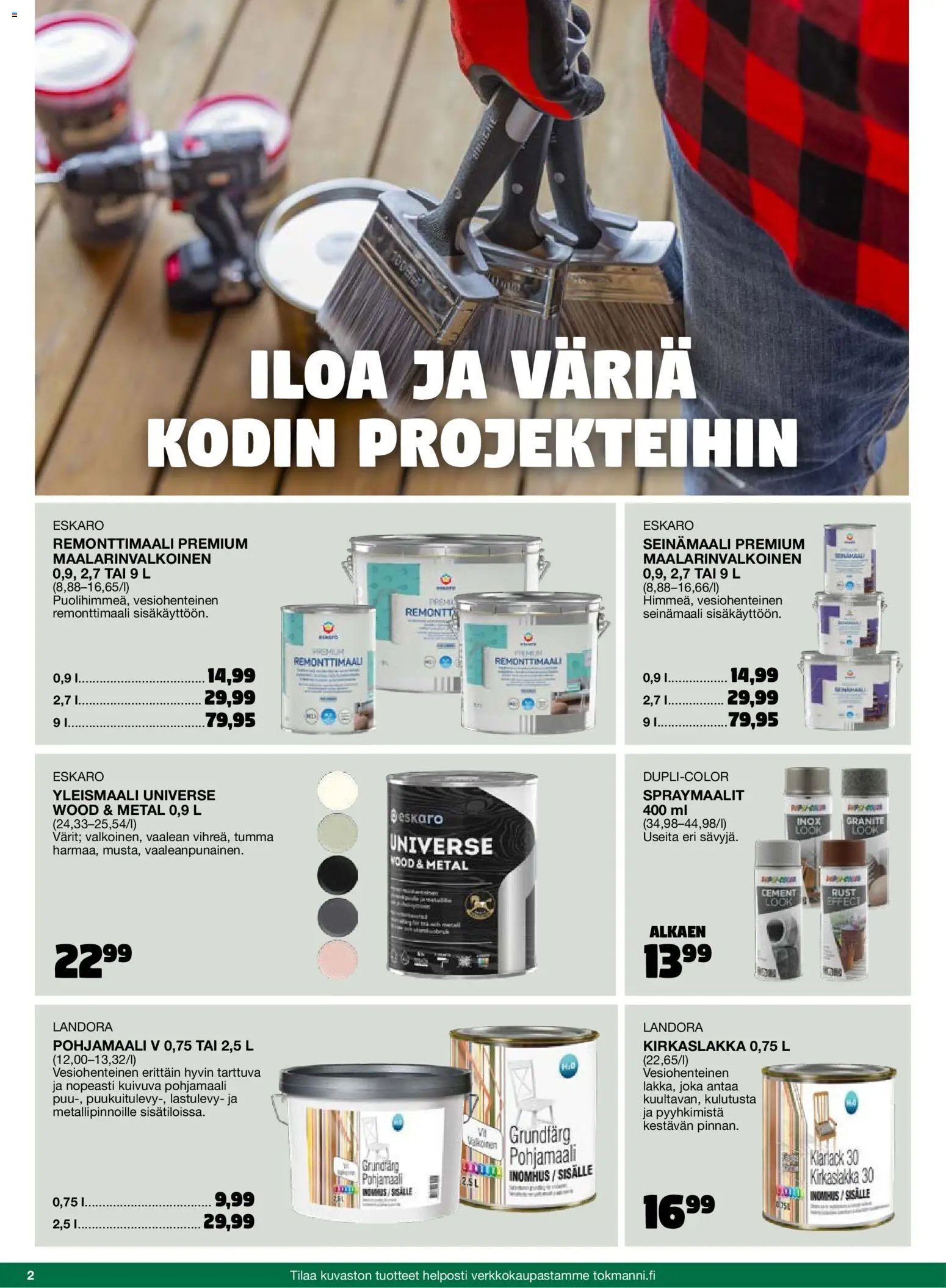 Tokmanni - 2025 Työkalukuvasto