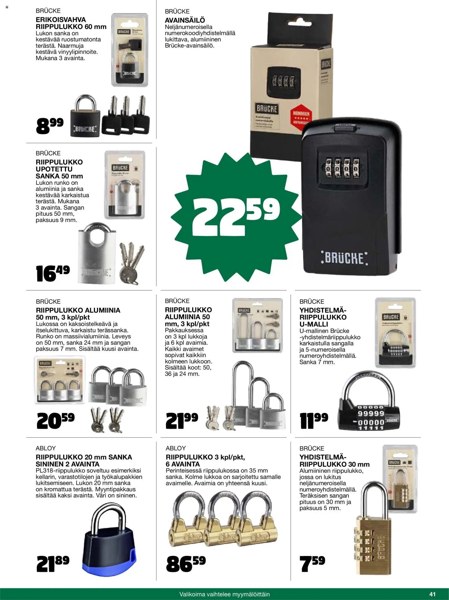 Tokmanni - 2025 Työkalukuvasto