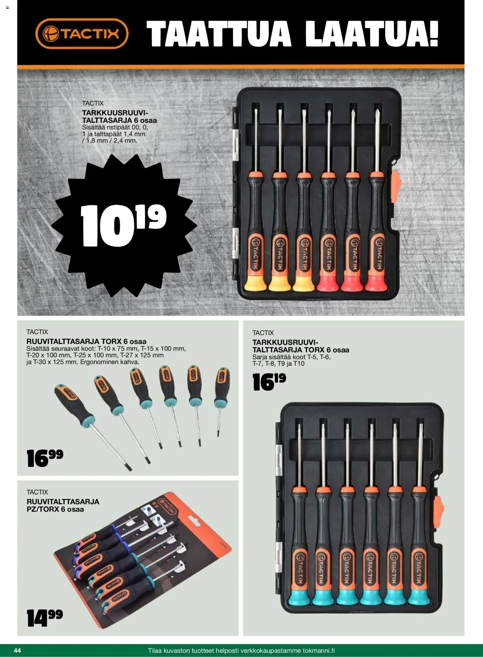 Tokmanni - 2025 Työkalukuvasto