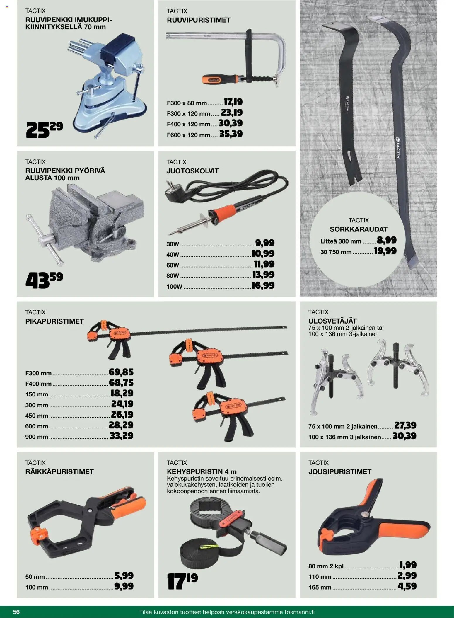 Tokmanni - 2025 Työkalukuvasto