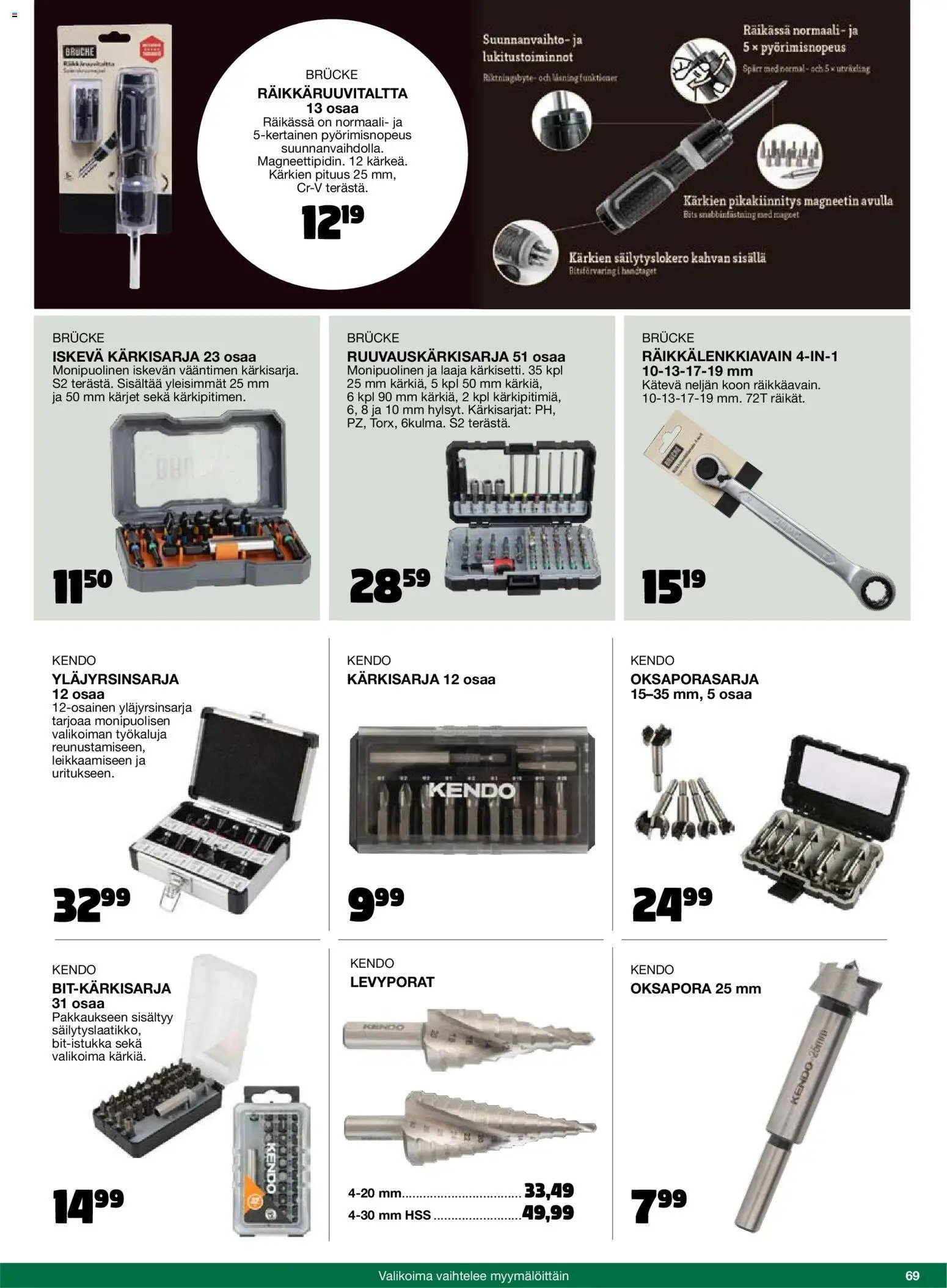 Tokmanni - 2025 Työkalukuvasto