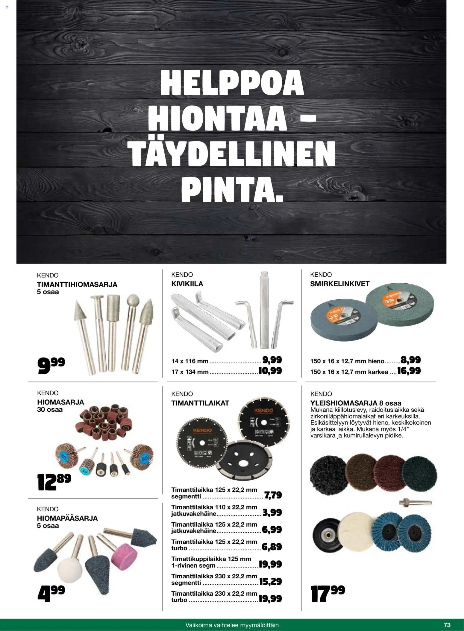 Tokmanni - 2025 Työkalukuvasto