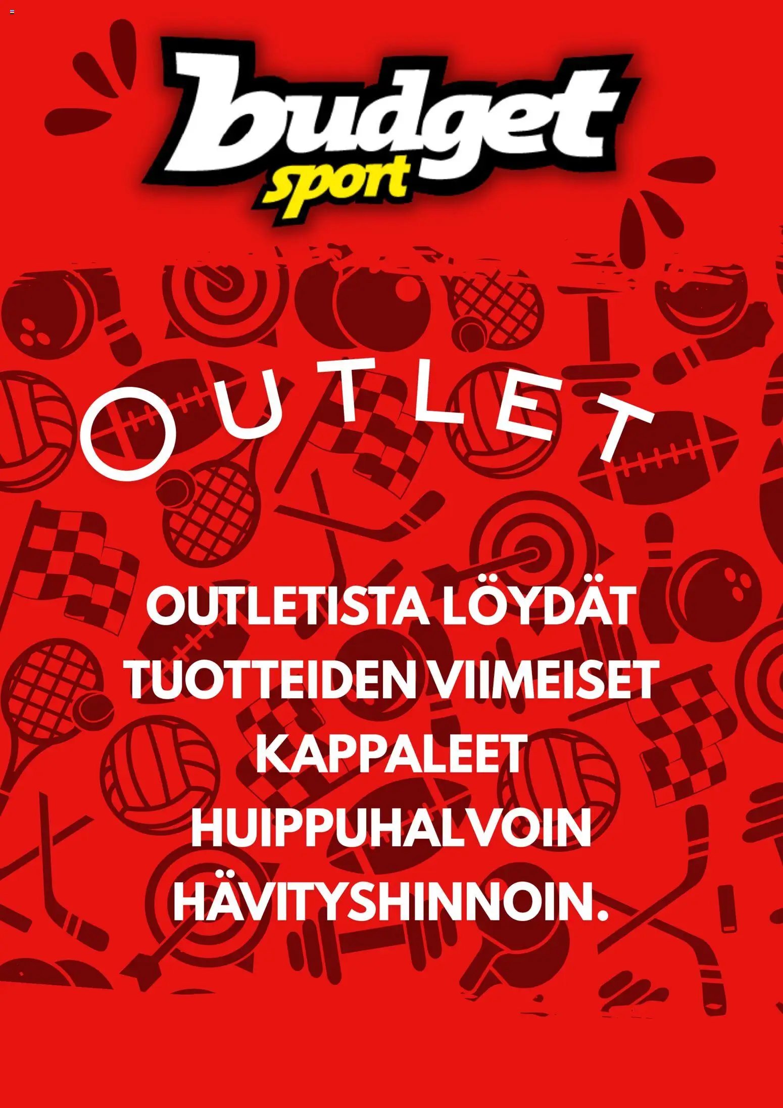 Budget Sport tarjoukset