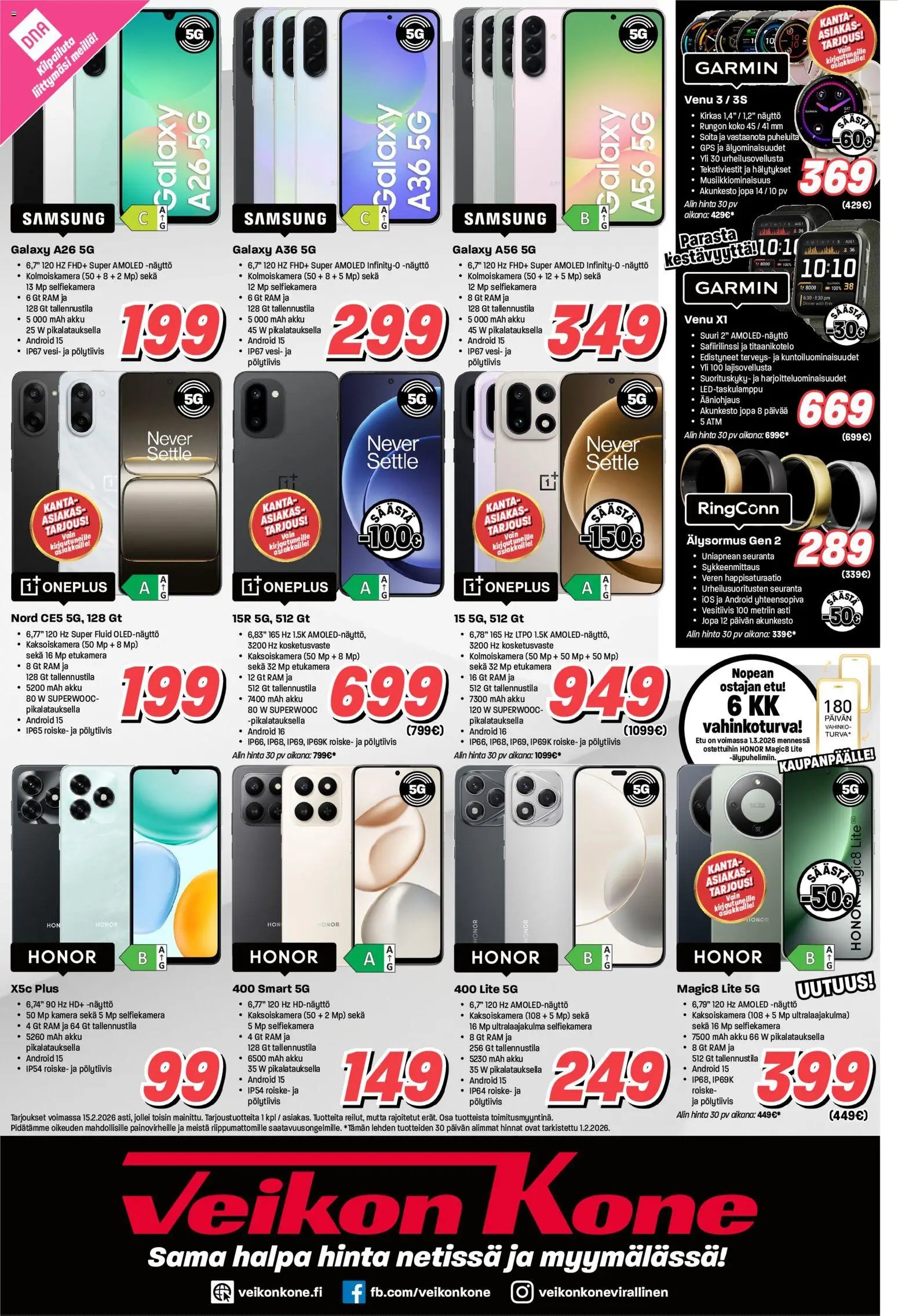 Veikon Kone tarjoukset