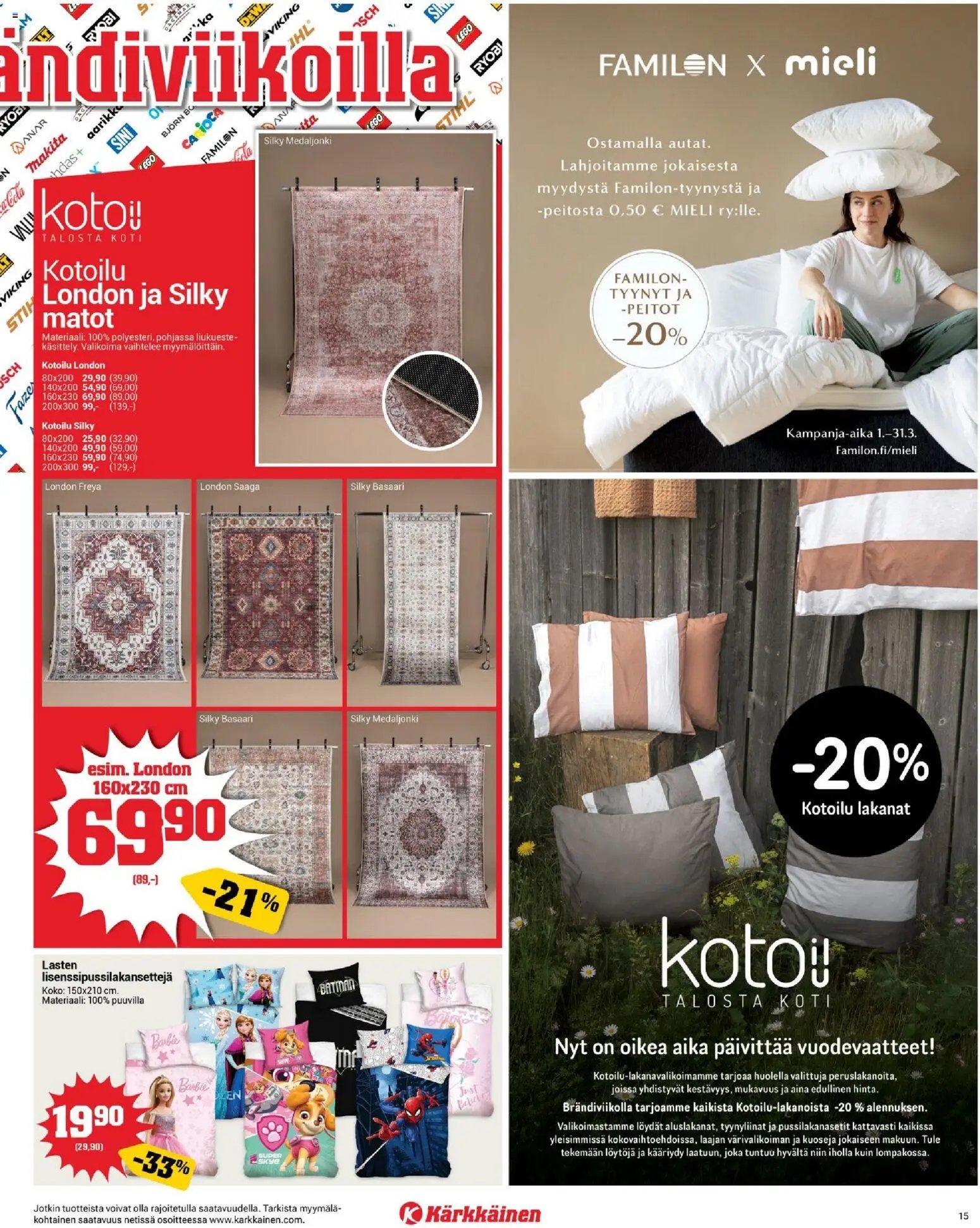 Kärkkäinen tarjoukset - Avajaiset Oulu