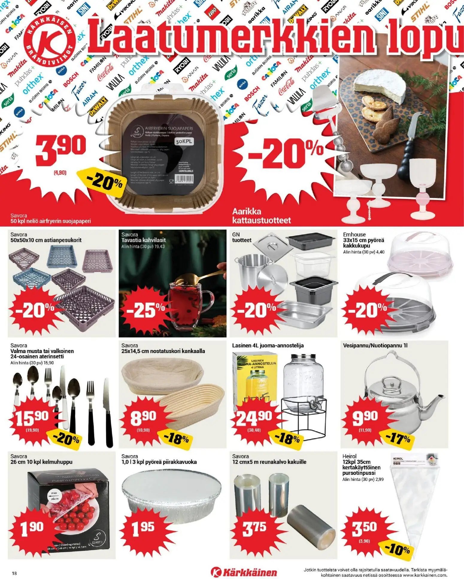 Kärkkäinen tarjoukset - Avajaiset Oulu