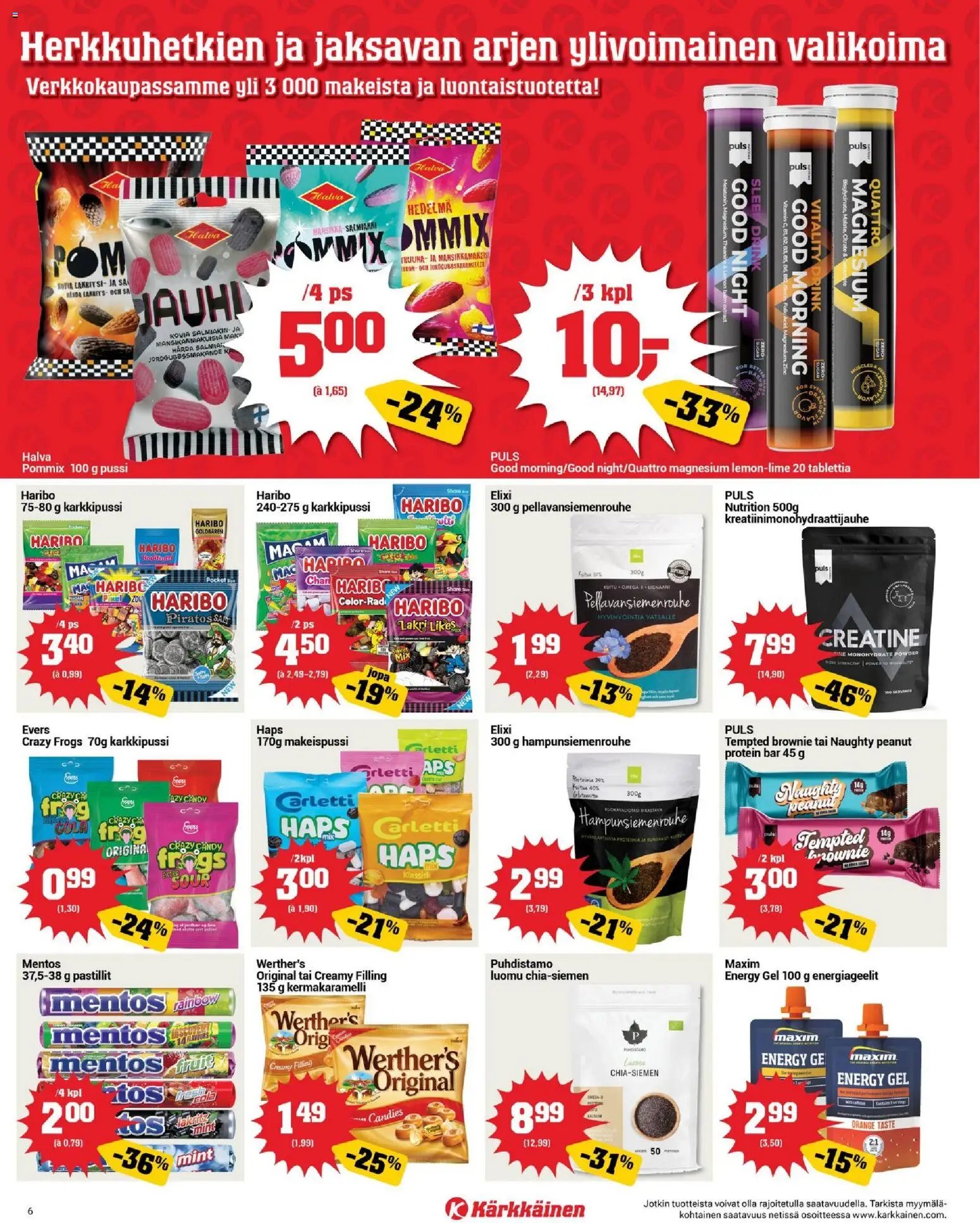 Kärkkäinen tarjoukset