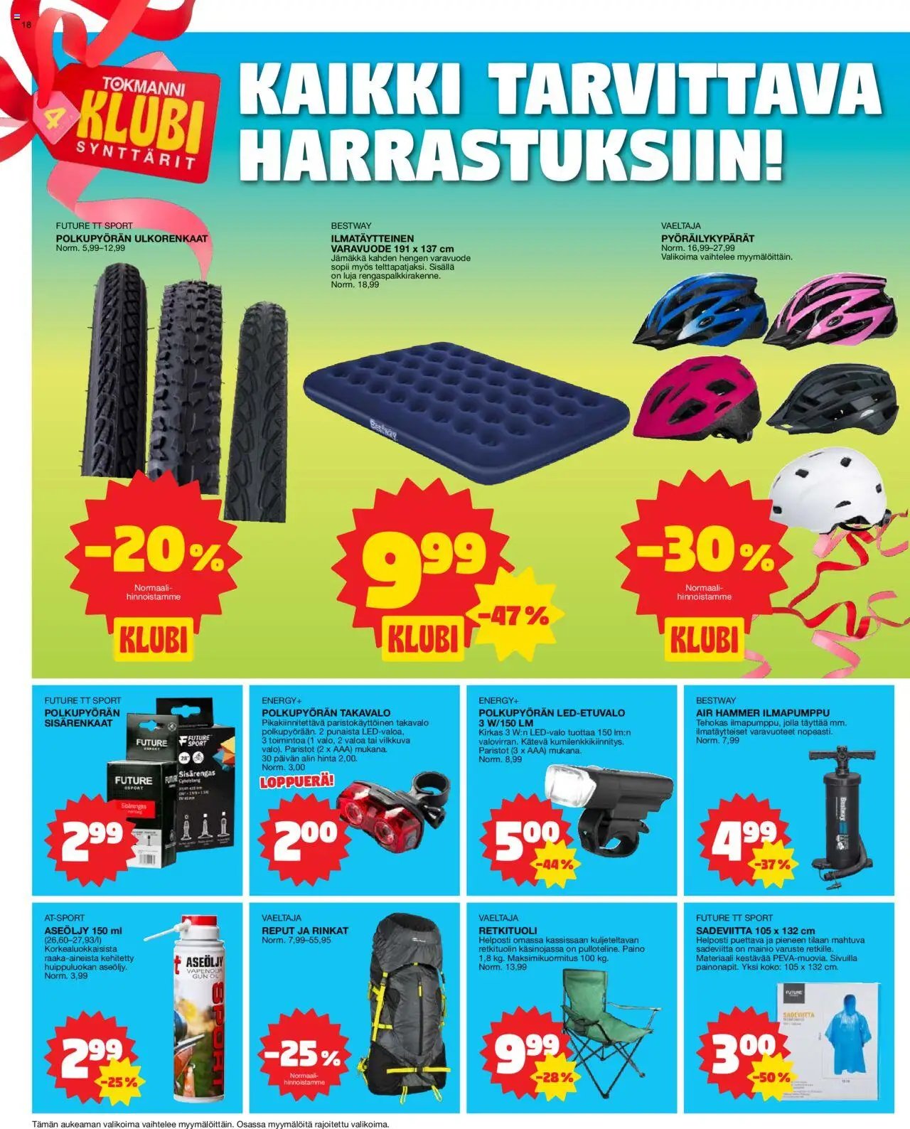 Tokmanni tarjoukset (2025-08-18 - 2025-08-24)