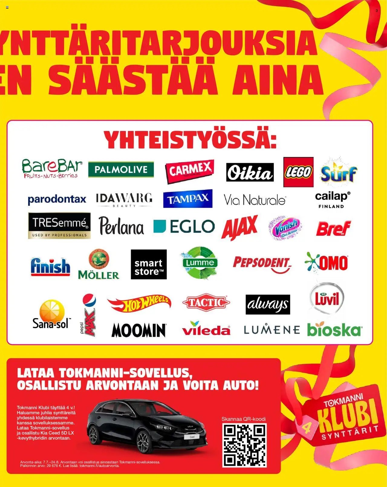 Tokmanni tarjoukset (2025-08-18 - 2025-08-24)