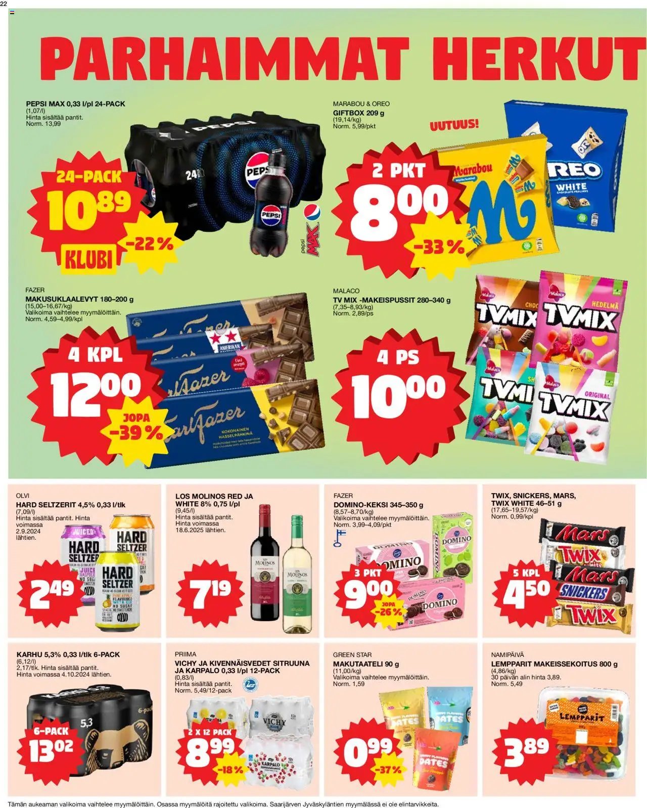 Tokmanni tarjoukset (2025-08-18 - 2025-08-24)