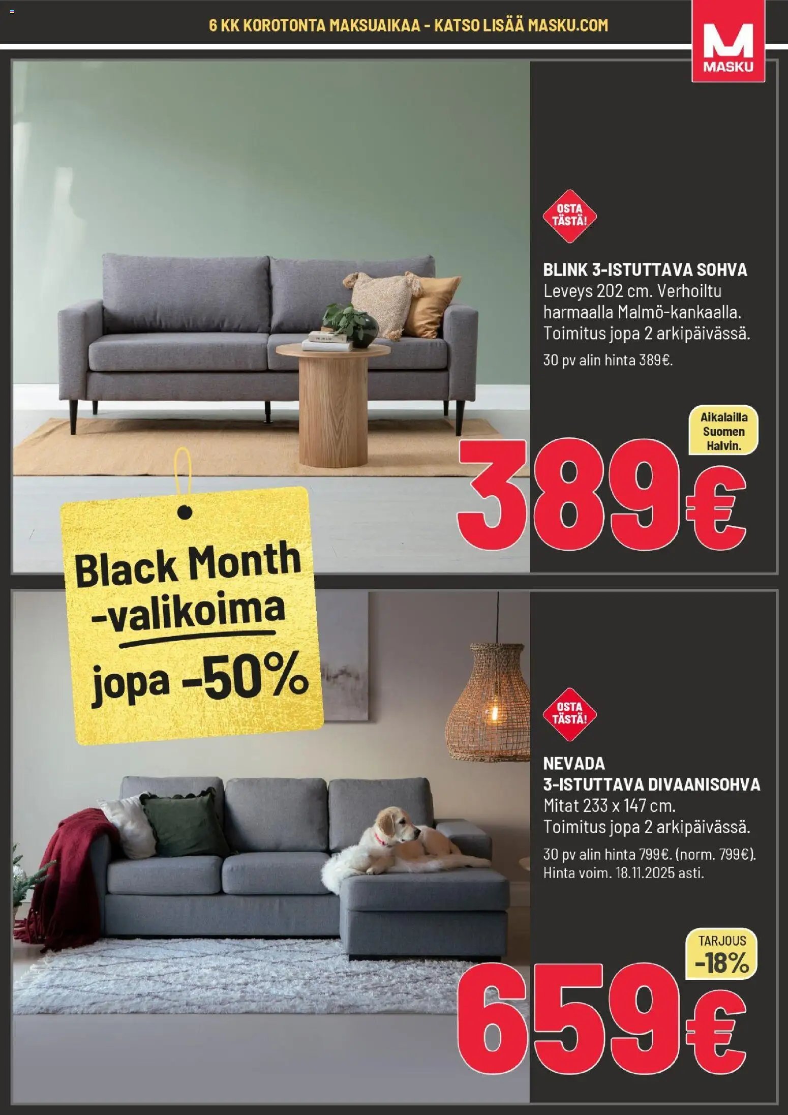 Masku - Black Friday (2025-11-06 - 2025-11-30)