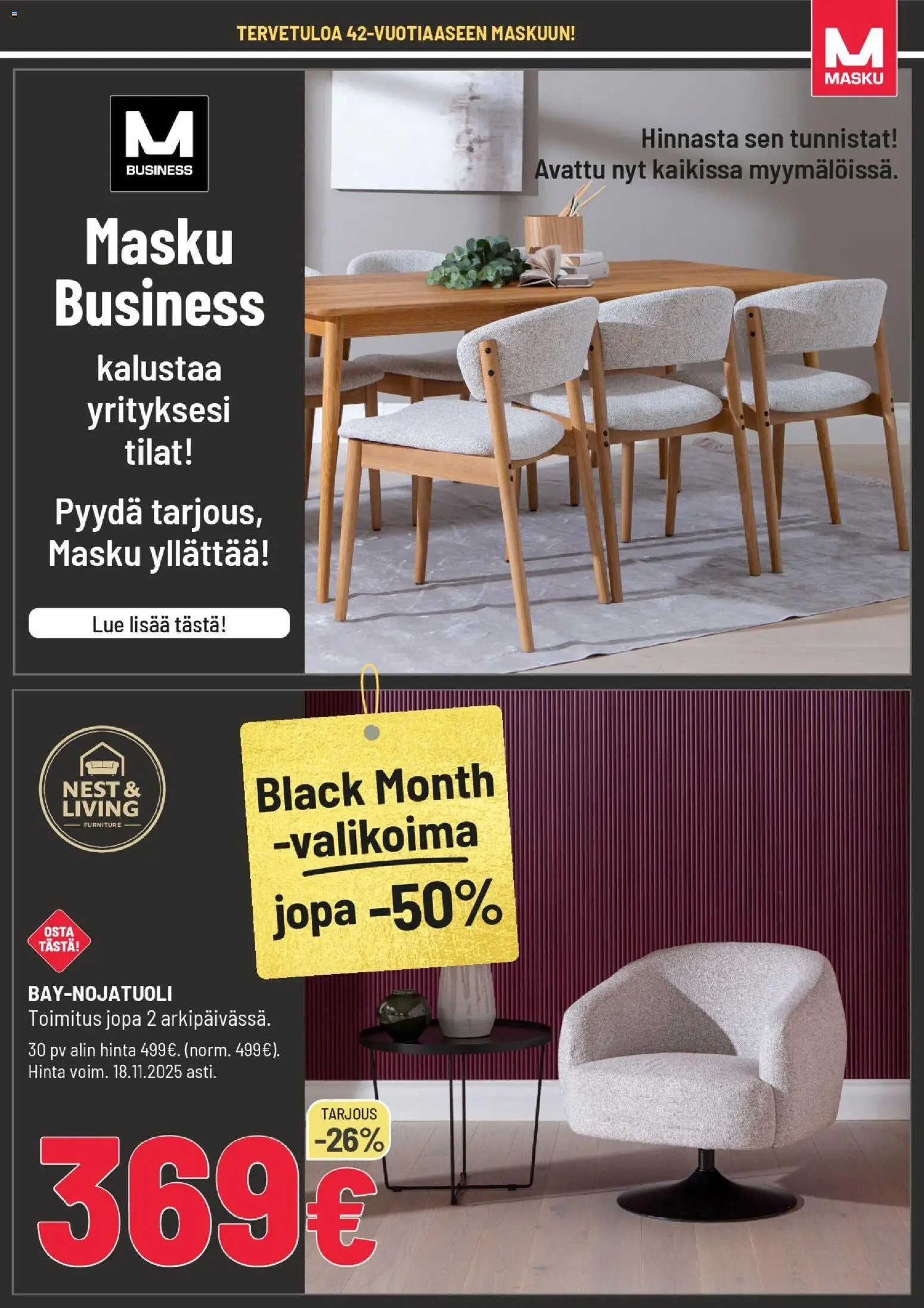 Masku - Black Friday (2025-11-06 - 2025-11-30)