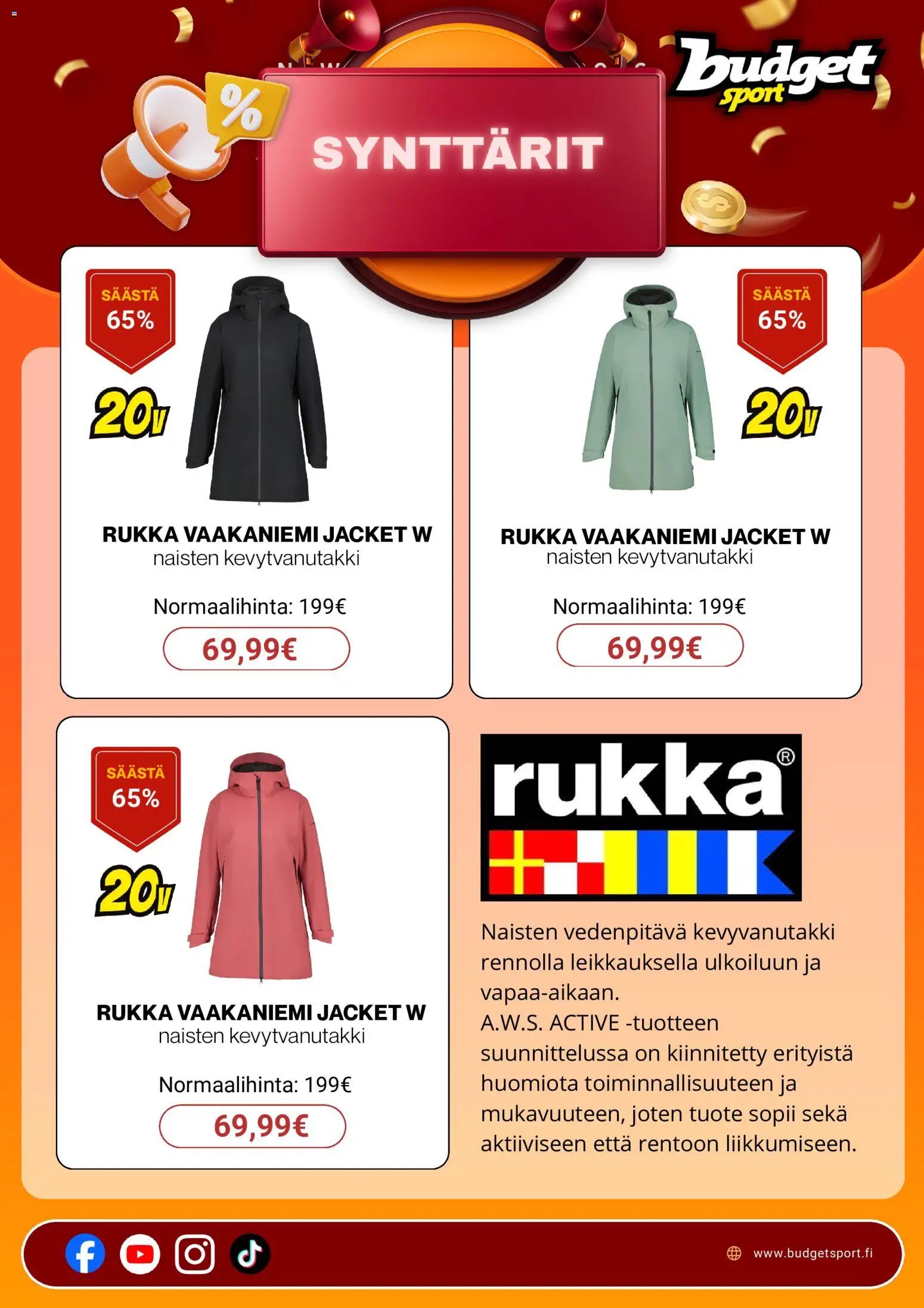 Budget Sport tarjoukset