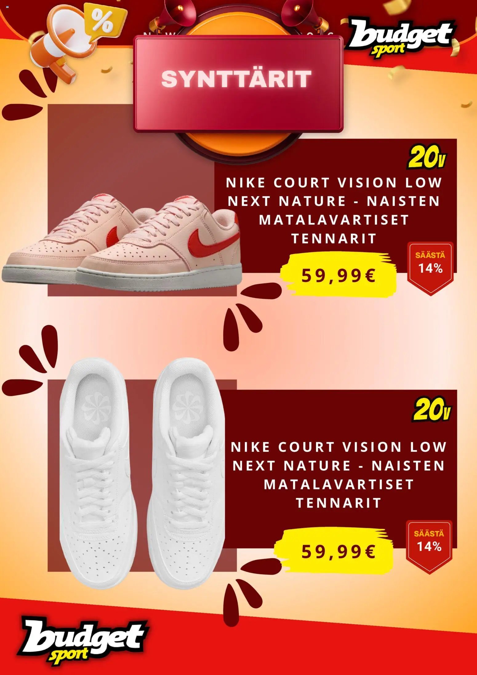 Budget Sport tarjoukset
