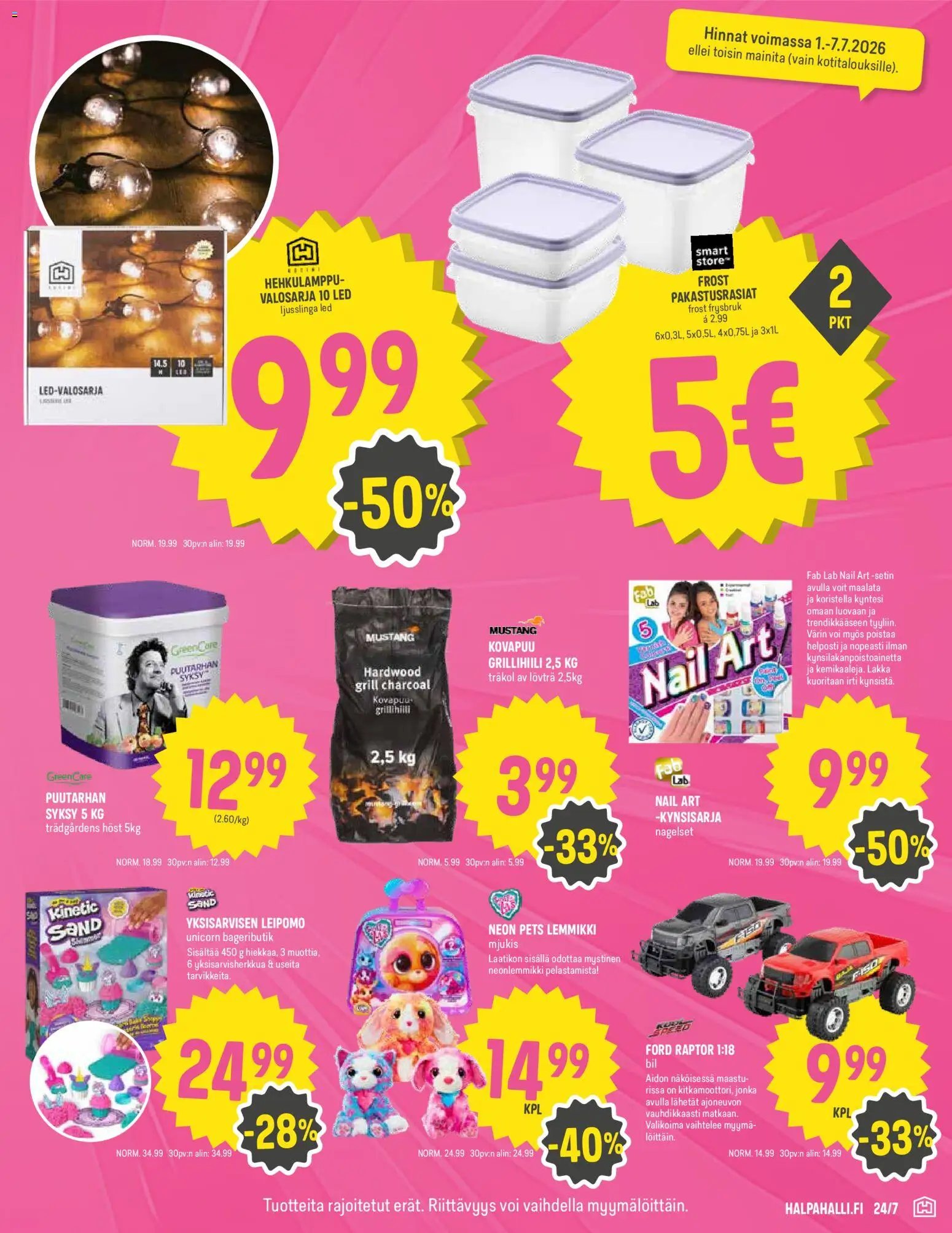 Halpa Halli tarjoukset