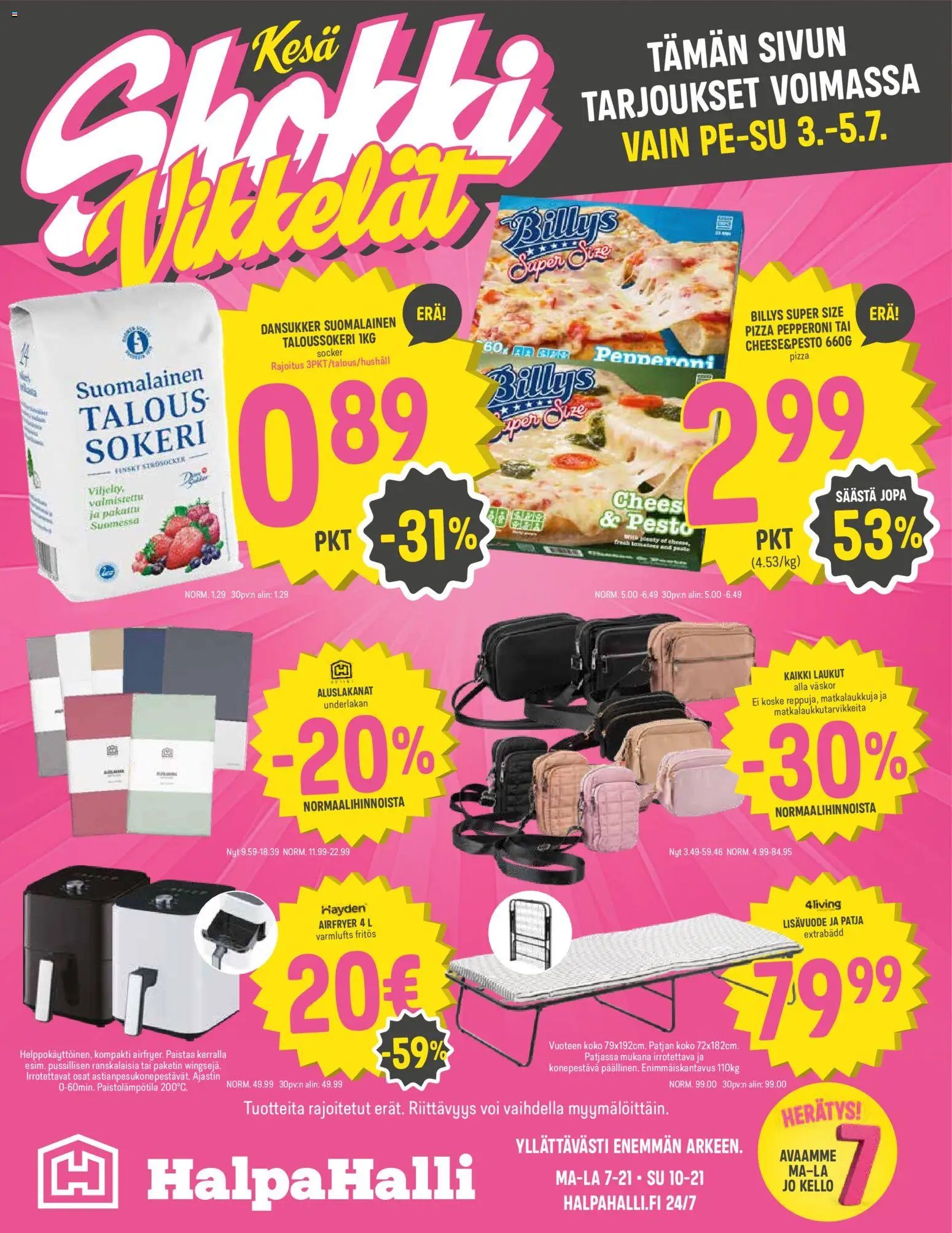 Halpa Halli tarjoukset