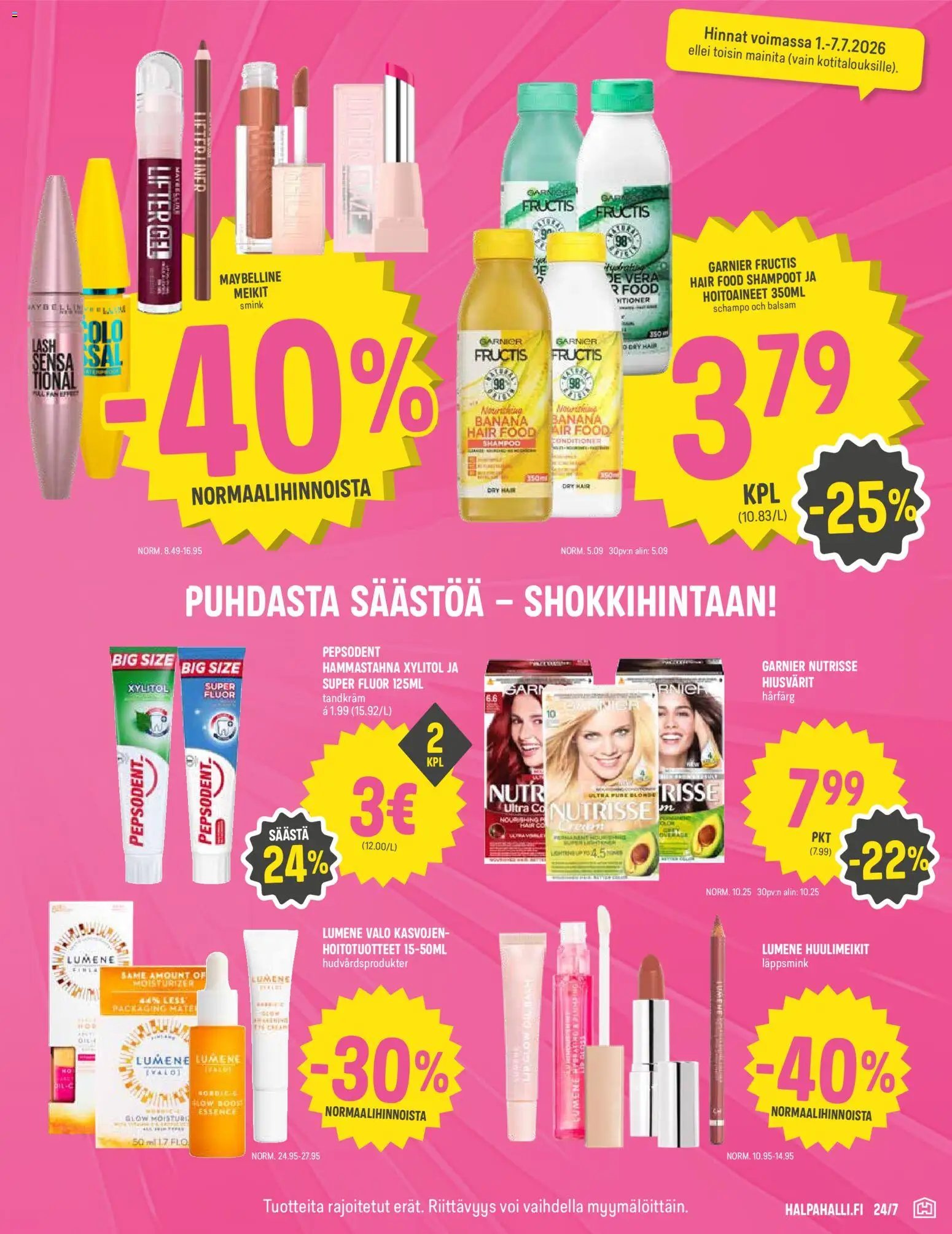 Halpa Halli tarjoukset