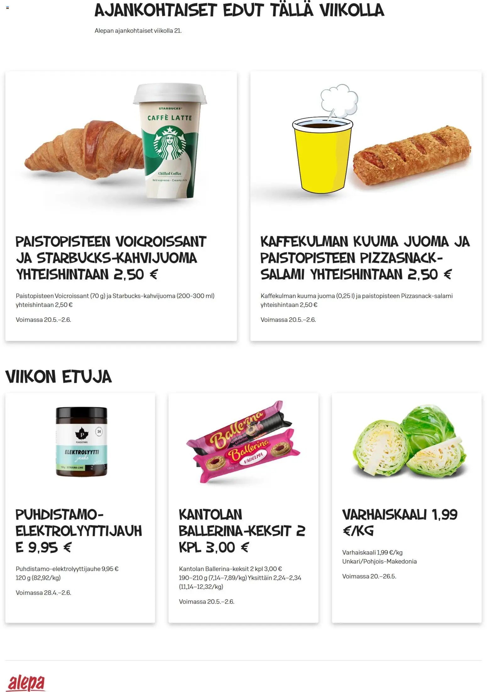 Alepa tarjoukset