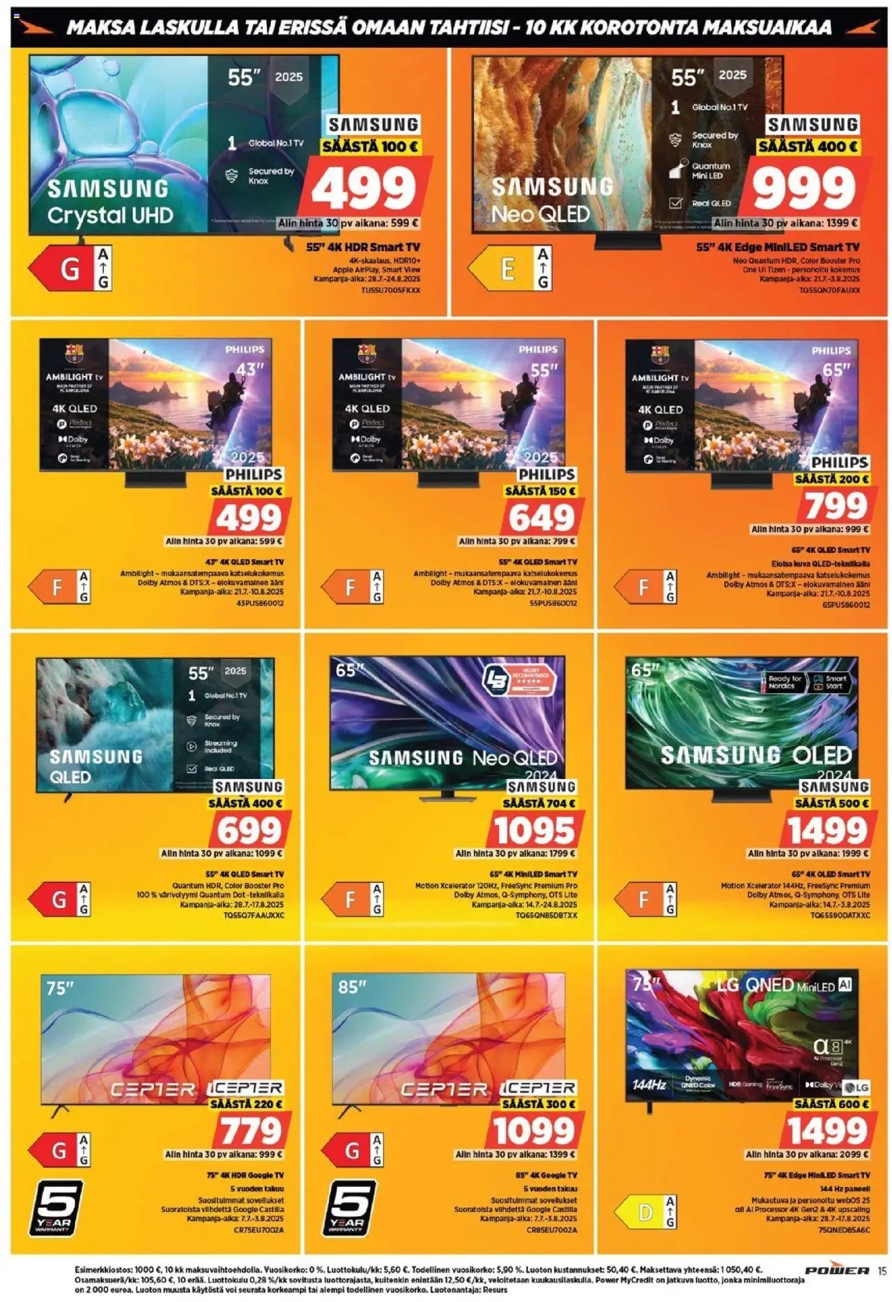 Power tarjoukset (2025-07-28 - 2025-08-03)