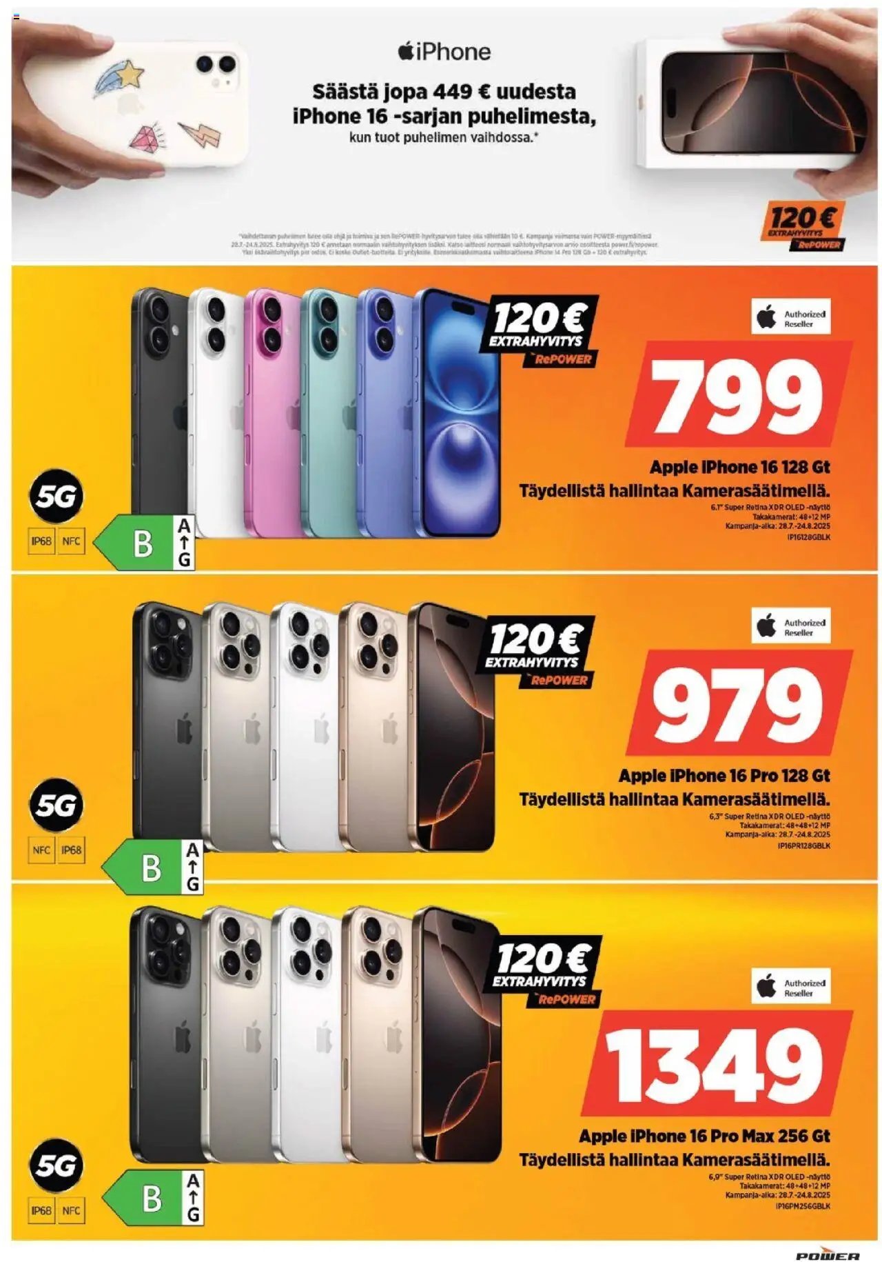 Power tarjoukset (2025-07-28 - 2025-08-03)