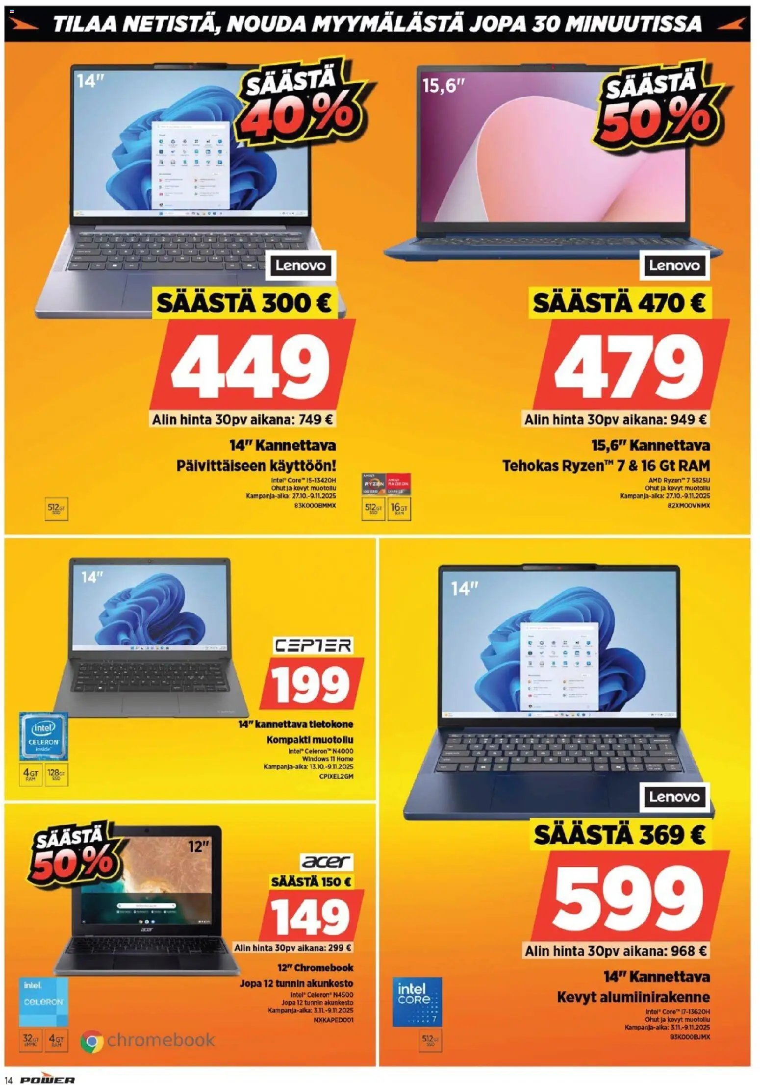 Power tarjoukset (2025-11-13 - 2025-11-27)